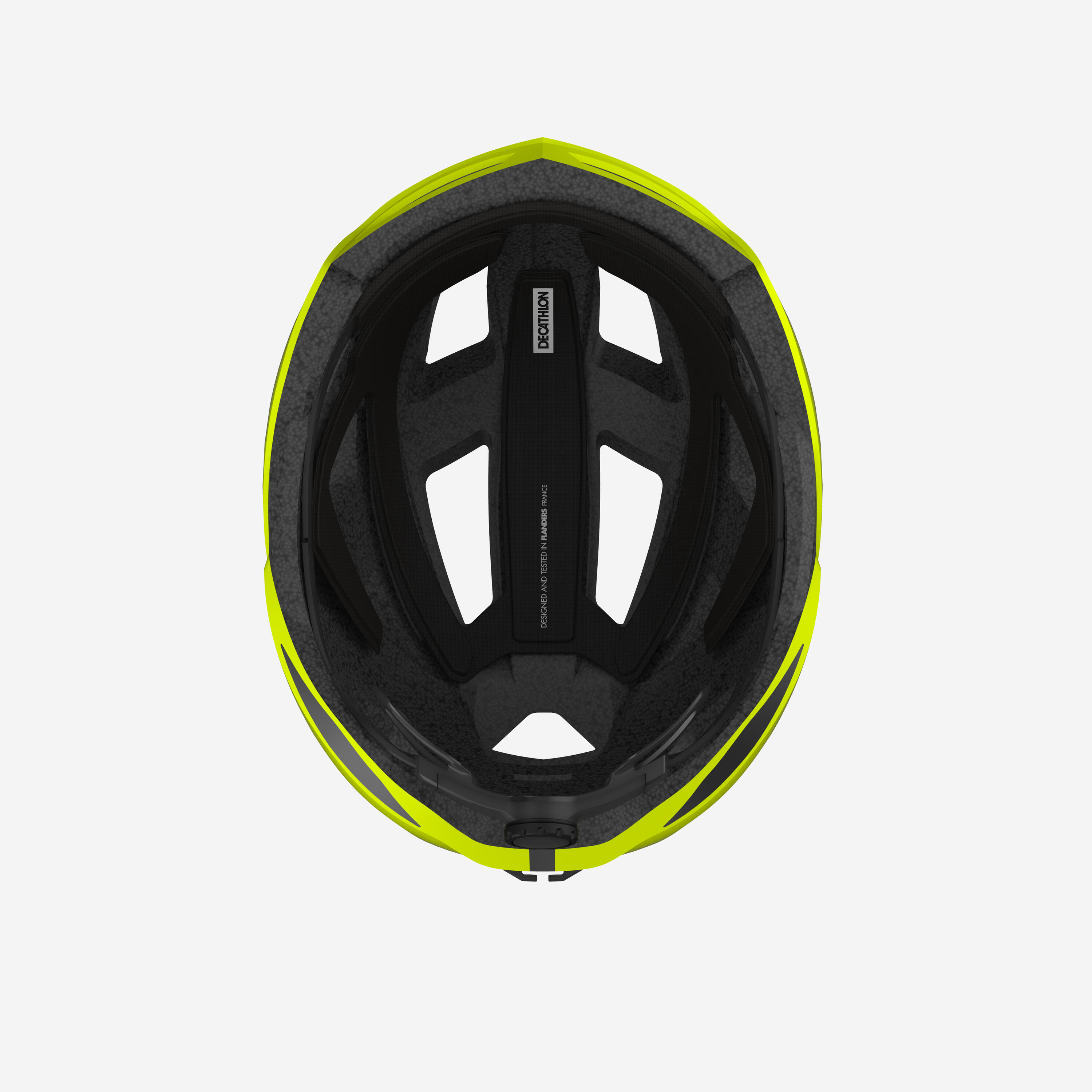 RoadR 500 Road Cycling Helmet - Neon Yellow 6/6