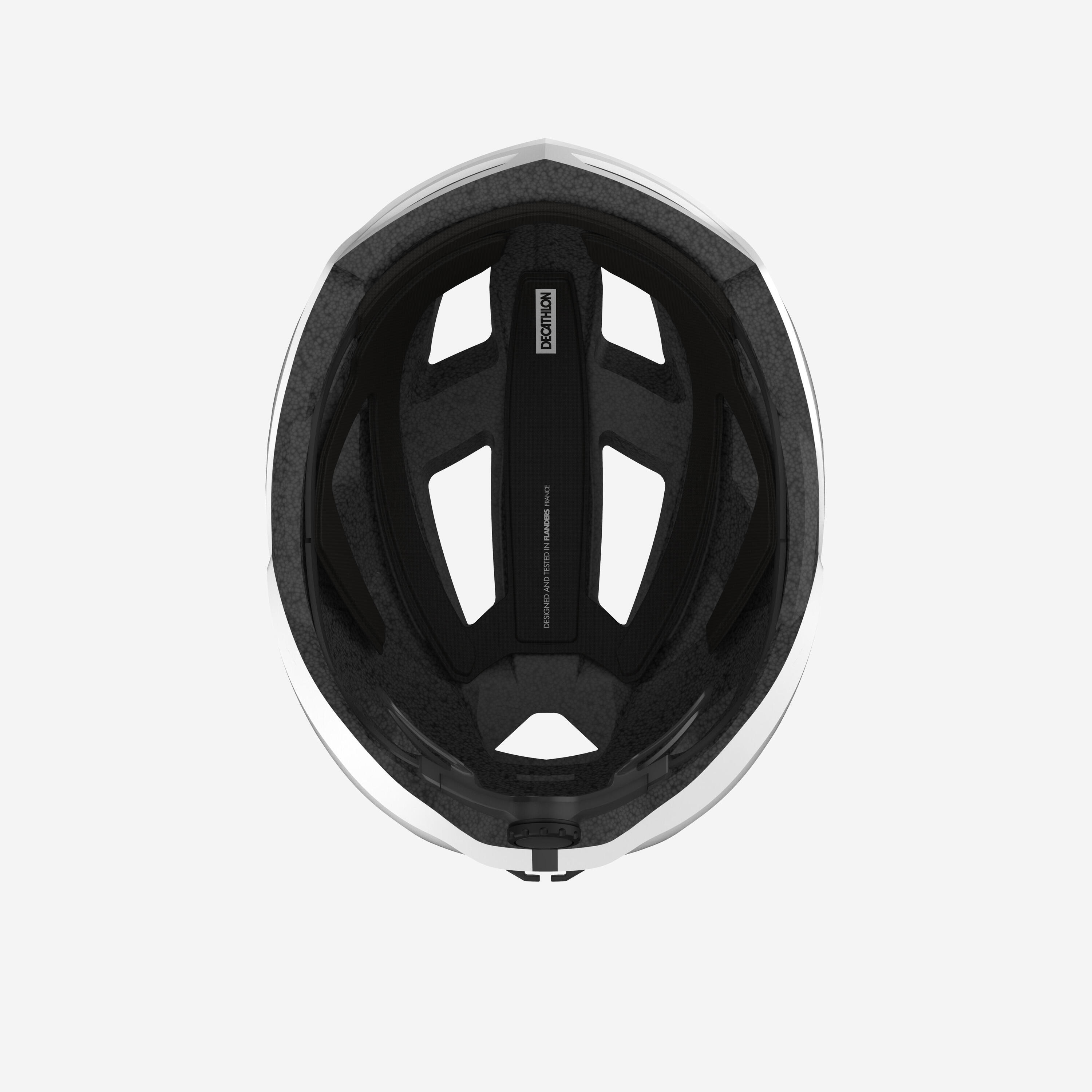 Fietshelm voor racefietsen Roadr 500 wit 6/6
