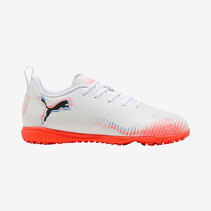 Botas de fútbol multitacos FUTURE 8 Play Turf Niño Blanco