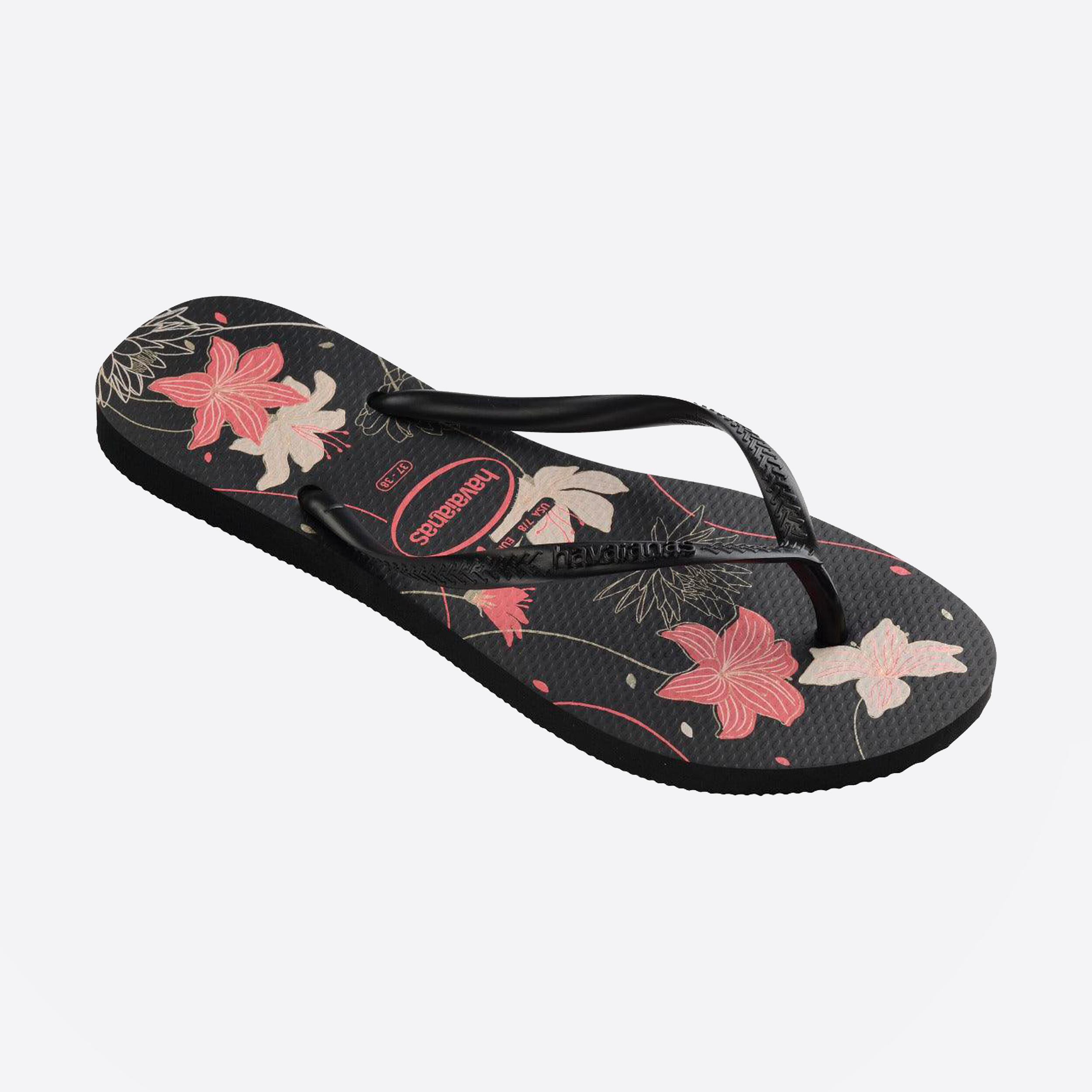 Havaianas Zehensandalen Damen Slim Organic schwarz/rosa | 07909989351871 Havaianas Zehensandalen Damen Slim Organic schwarz/rosa | 07909989351871