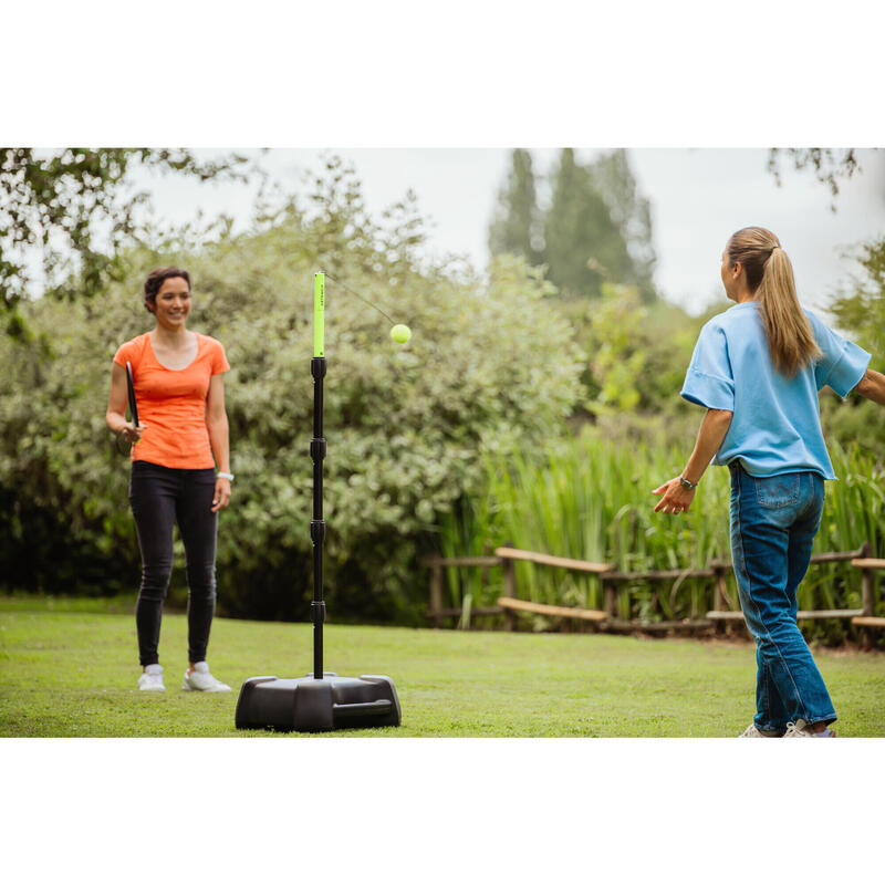 Speedball Seti - 1 Mat / 2 Raket / 1 Top - Siyah / Sarı - Turnball Strong