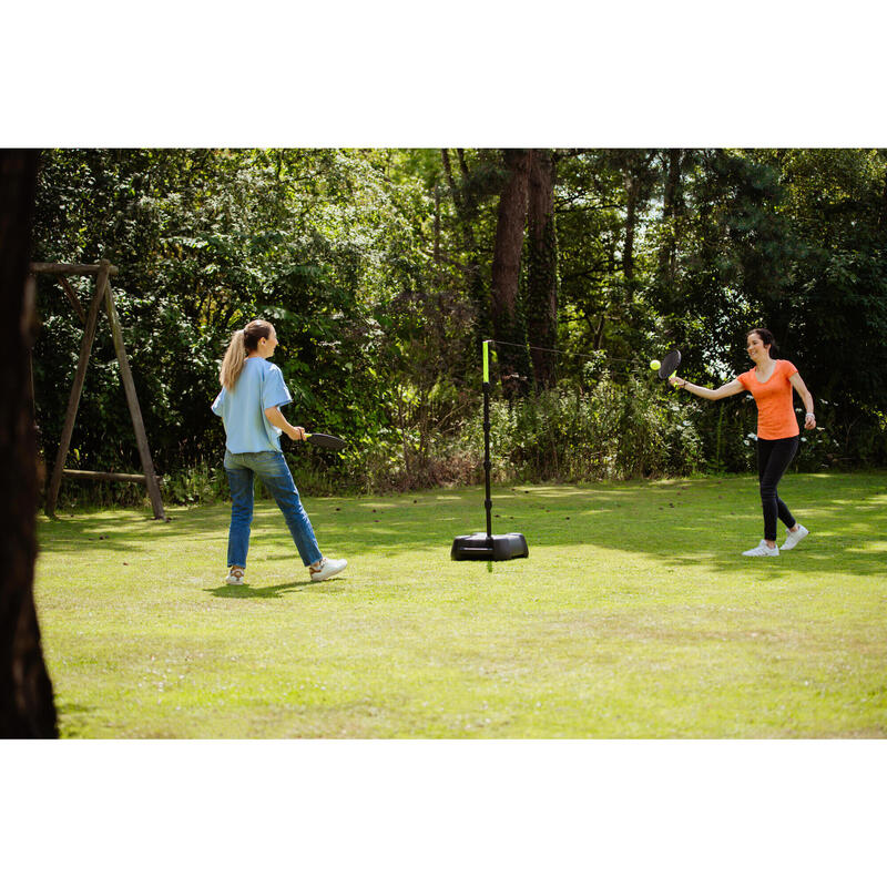 Set Turnball Strong 1 stâlp, 2 rachete, 1 minge Negru-Galben