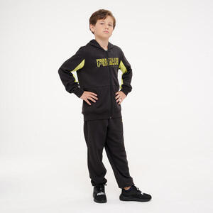 Chándal Puma Niños Negro Amarillo Poliéster