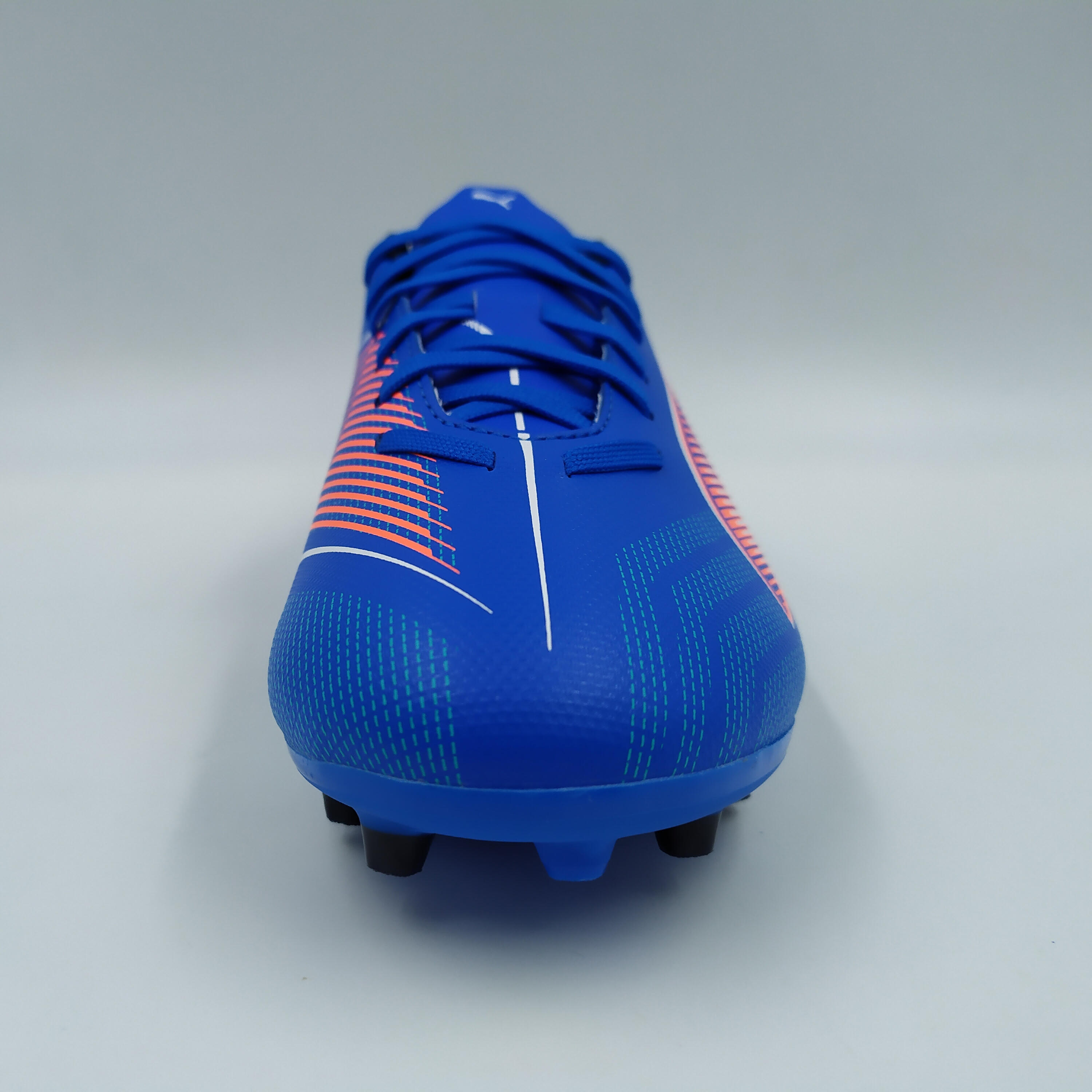 CHUTEIRAS DE FUTEBOL ADULTO ULTRA 6 PLAY MG - AZUL BRANCO VERMELHO 4/6