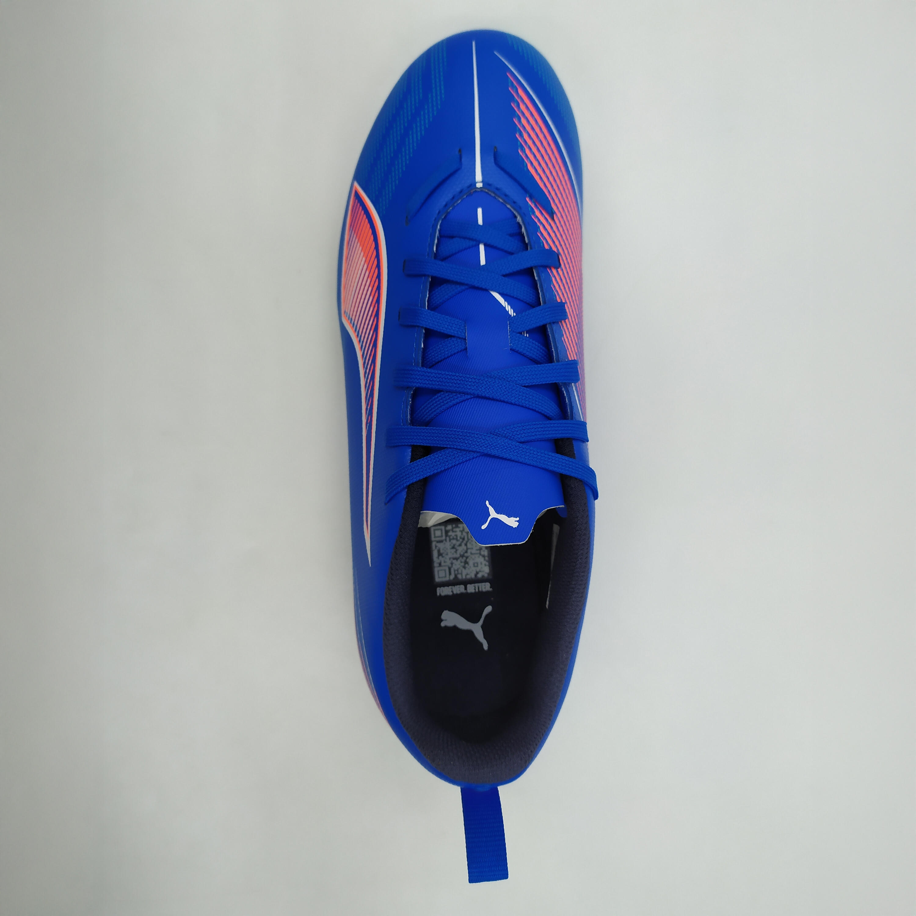 CHUTEIRAS DE FUTEBOL ADULTO ULTRA 6 PLAY MG - AZUL BRANCO VERMELHO 6/6
