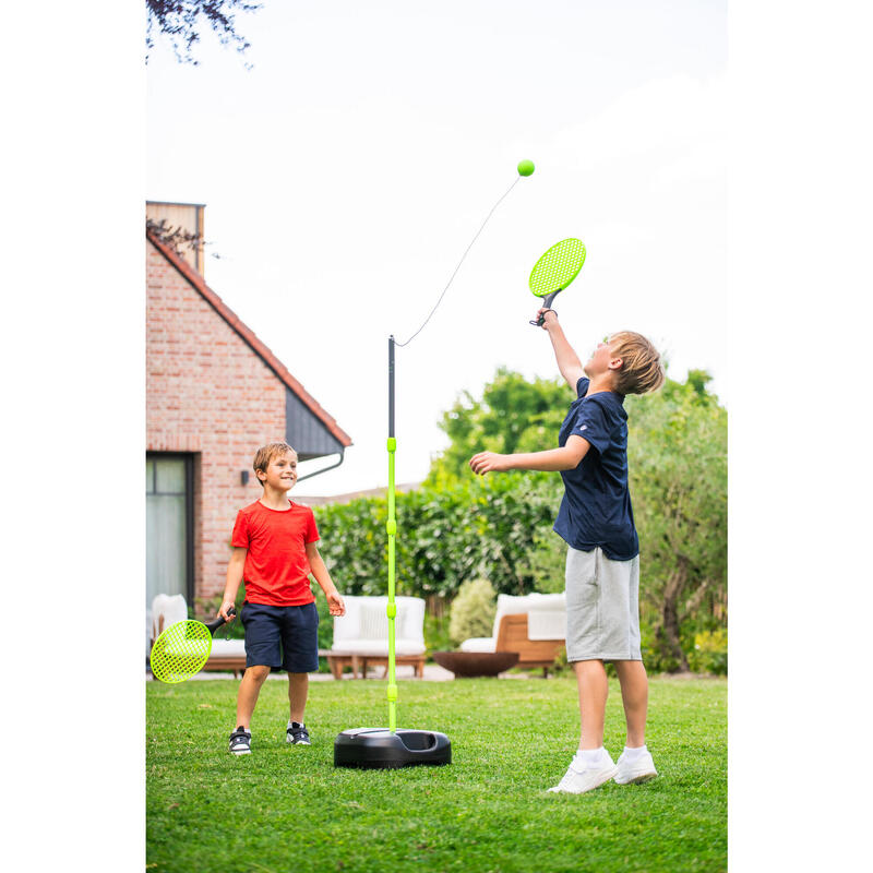 Speedball Seti - 1 Direk/2 Raket/1 Top - Siyah/Sarı - Turnball