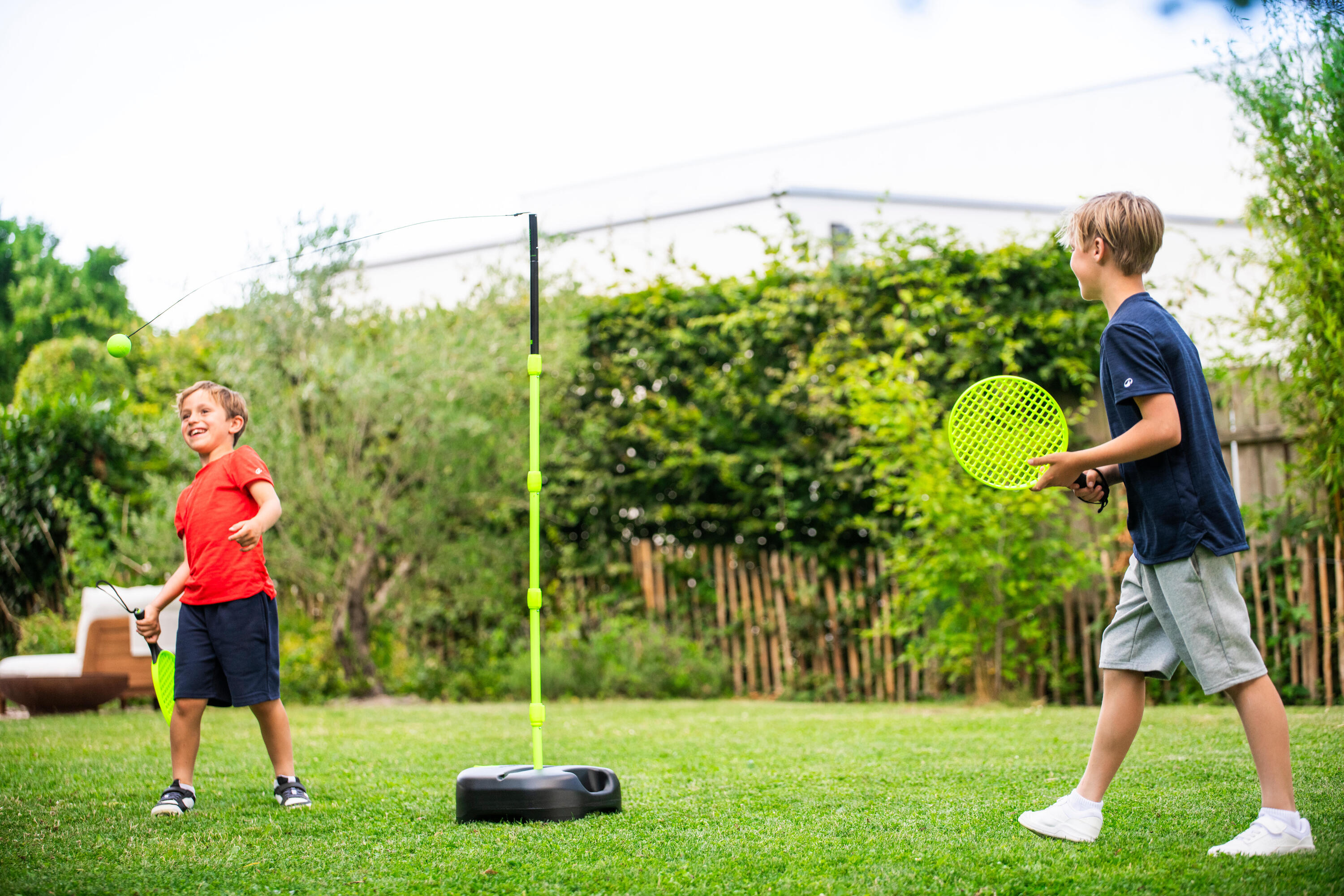 Speedball-Set (1 Mast, 2 Schläger und 1 Ball) Turnball Junior, schwarz/gelb 13/19