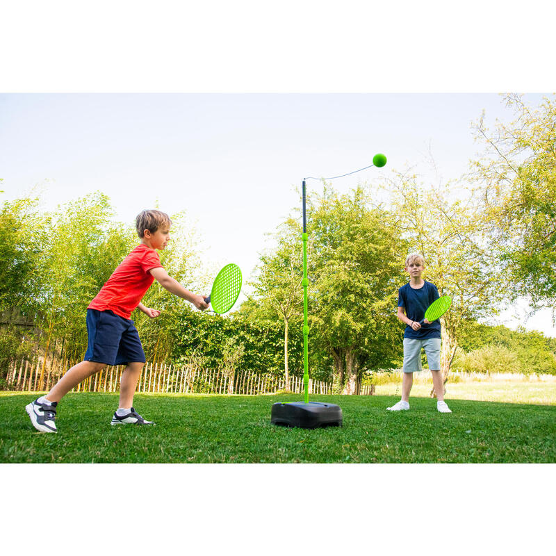 Speedball Seti - 1 Direk/2 Raket/1 Top - Siyah/Sarı - Turnball