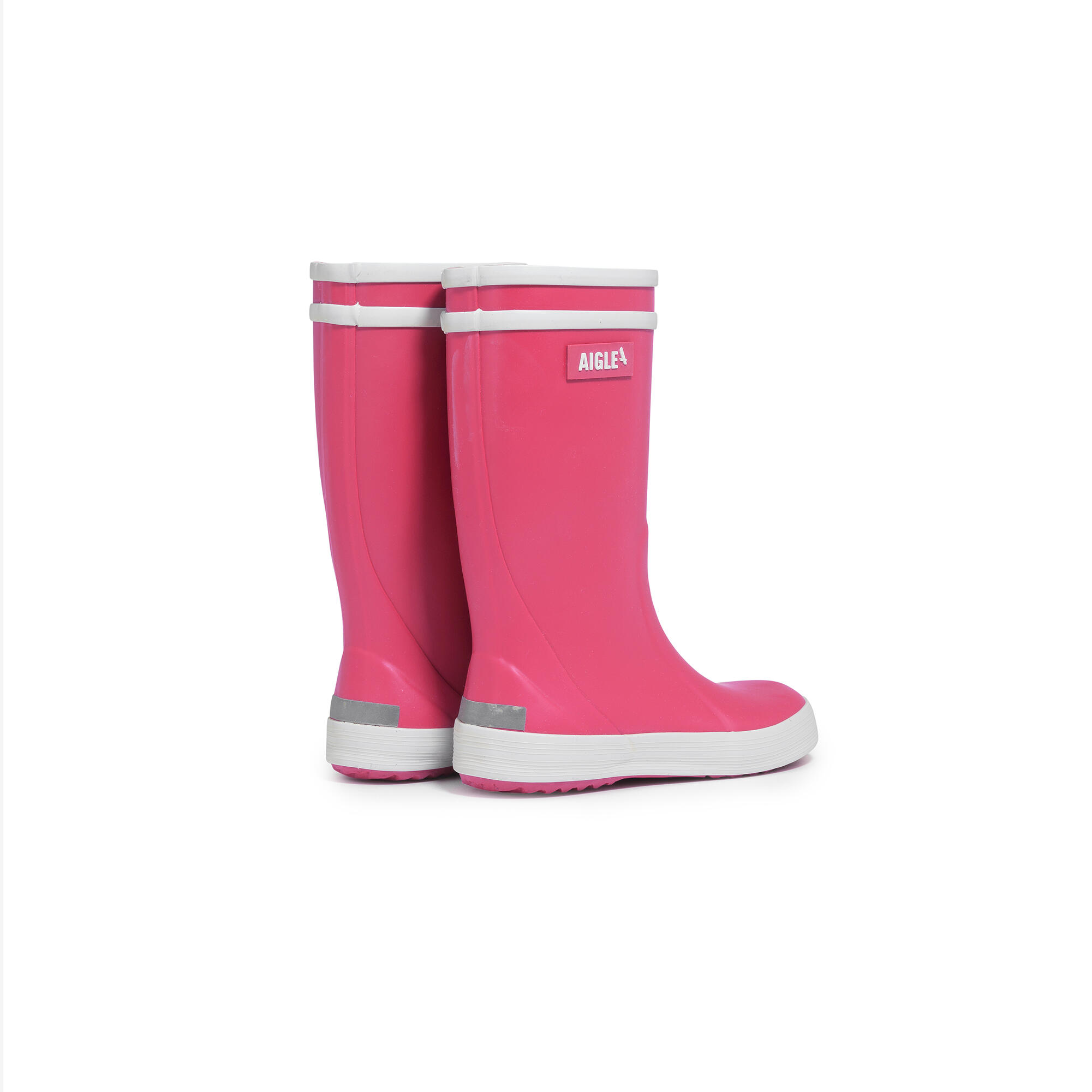 Bottes de pluie caoutchouc Enfant - Lollypop rose 2/4