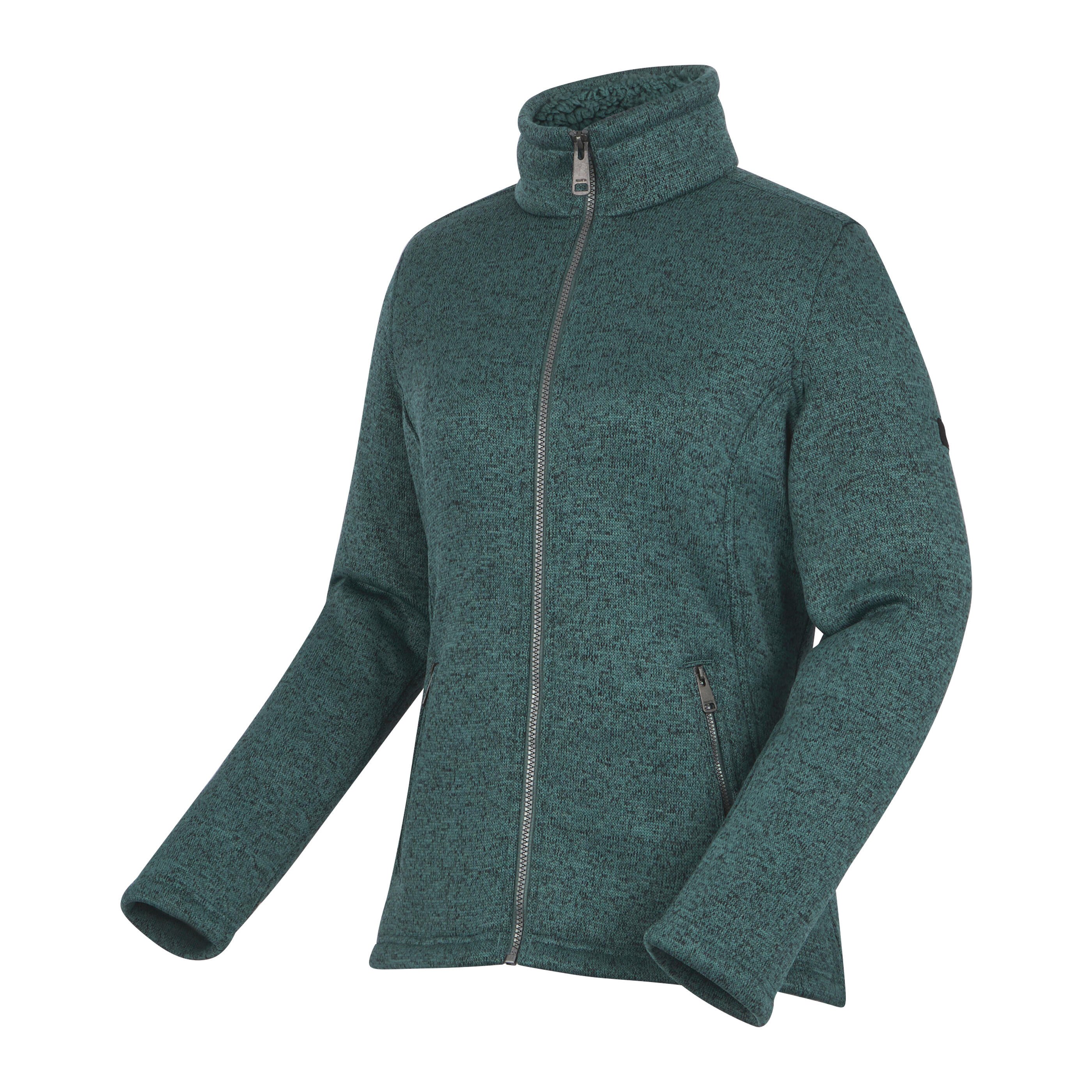 Veste polaire chaude de randonnée - REGATTA RAZIA Verte- Femme 5/7