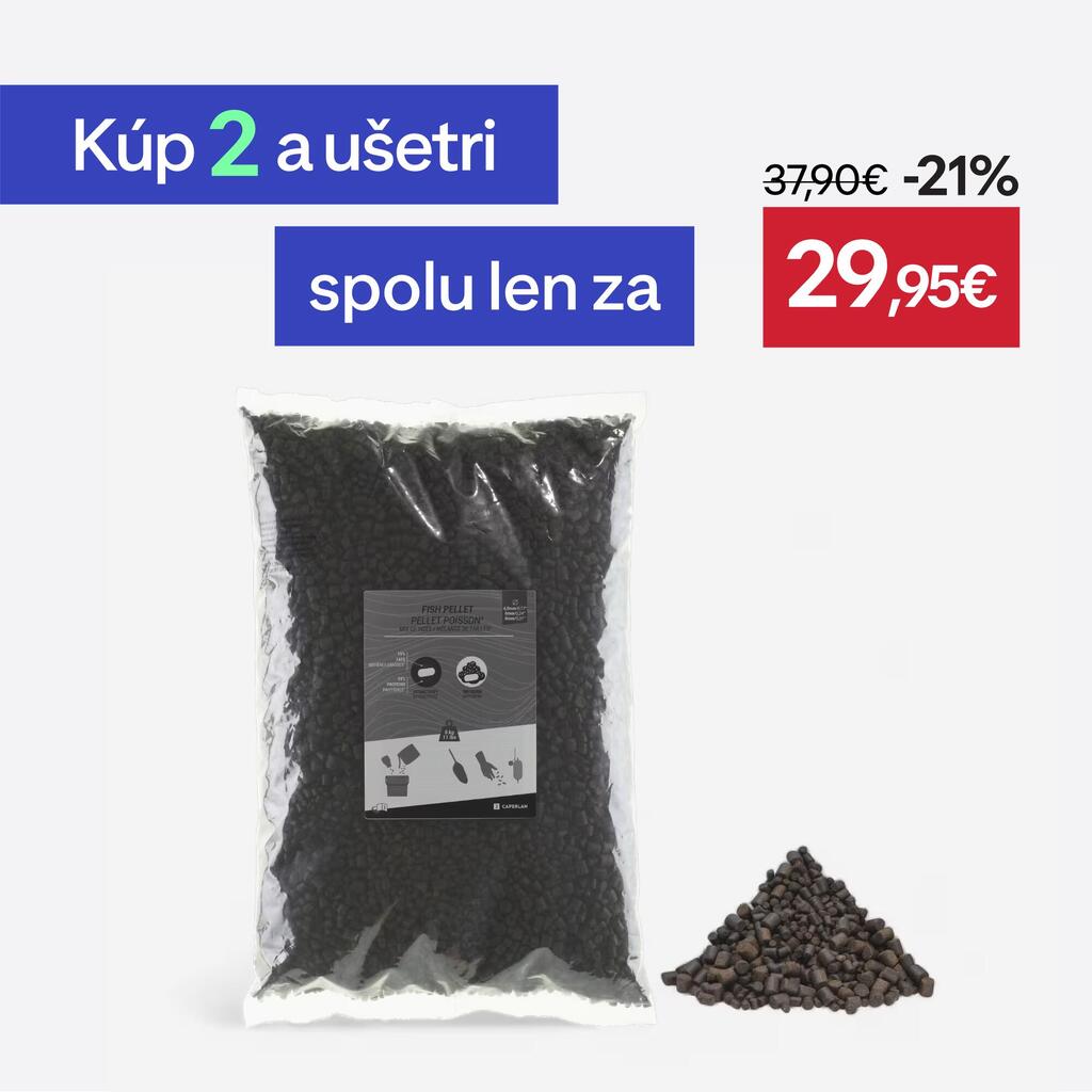 Pelety na lov kapra Ryba 3 priemery 5 kg