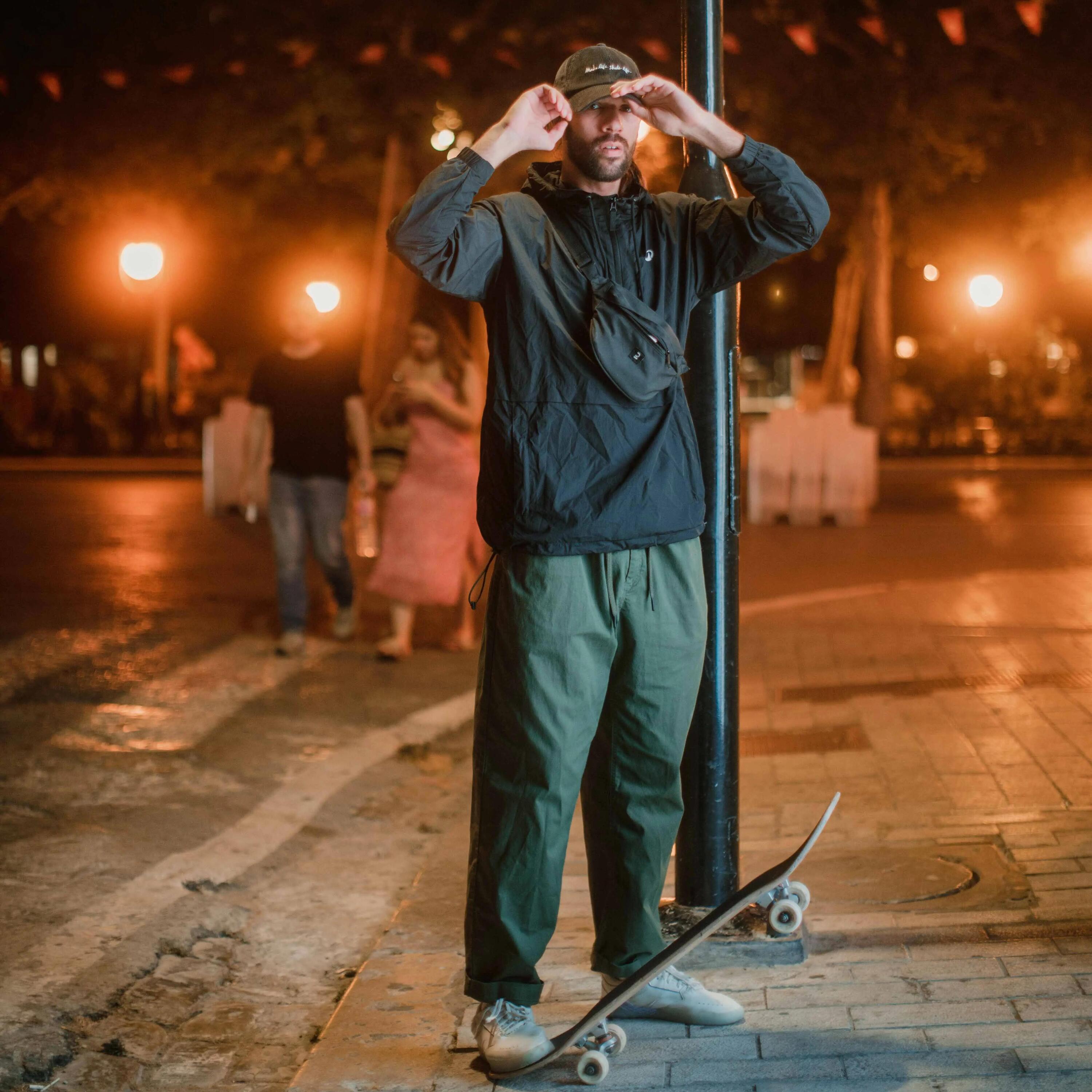 Skateboardová manšestrová kšiltovka CAP900 Make Life Skate Life 11/21