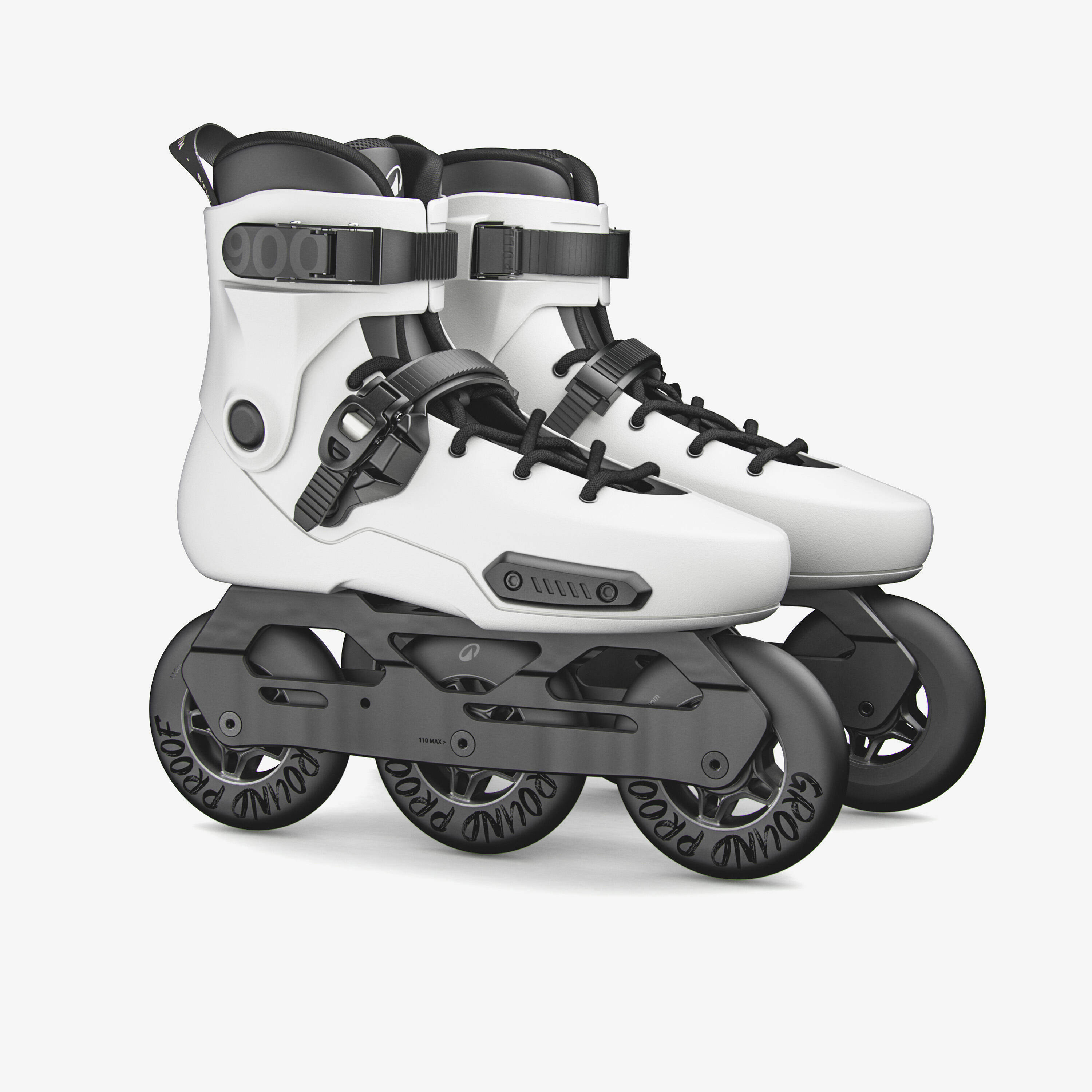 Inline skating 3 wheels FREESKATE Hardboot adult MF S 900 -  3