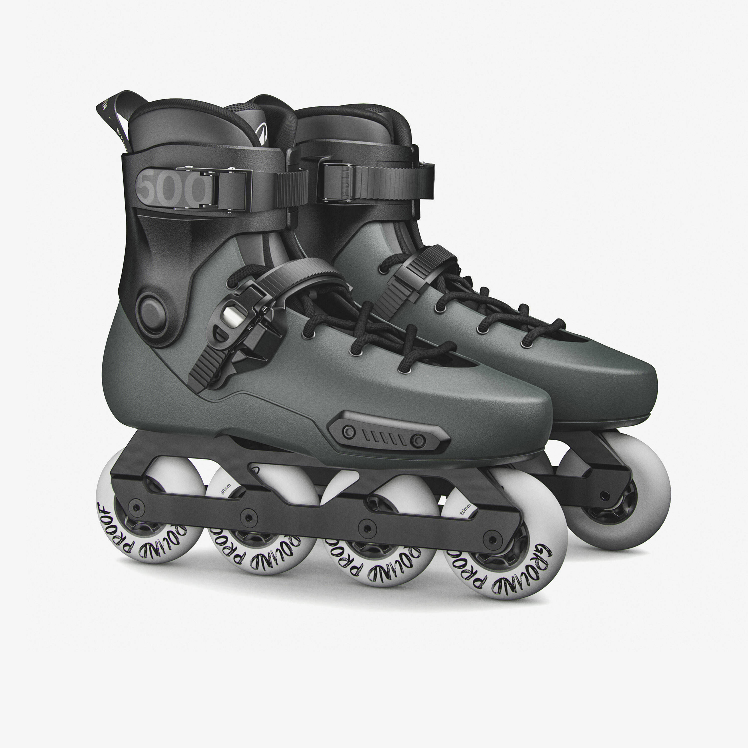 Inline skating FREESKATE Hardboot adult MF S 500 -  3