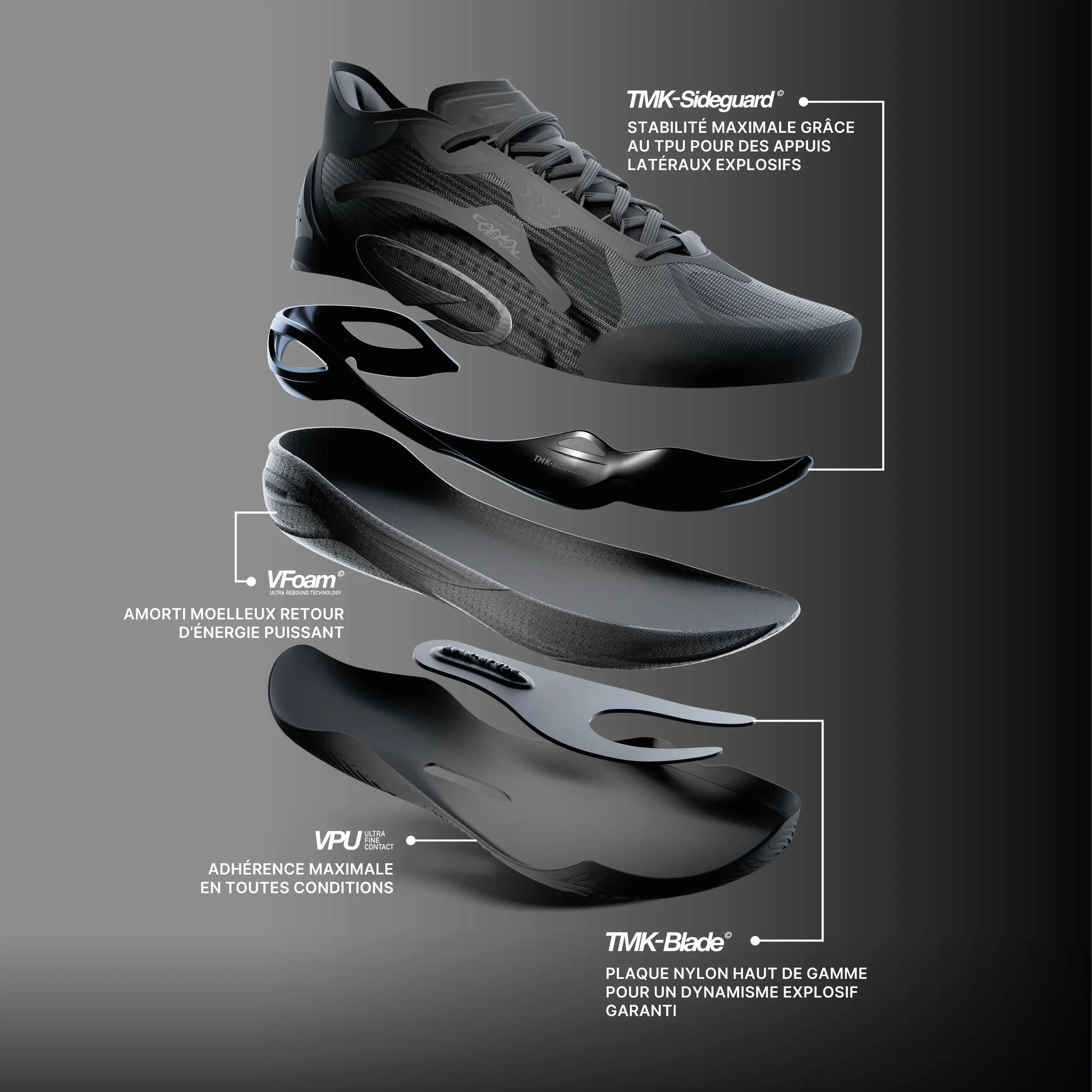 Scarpe basket adulto CANAVERAL 900 edizione Sarr nere 10/13