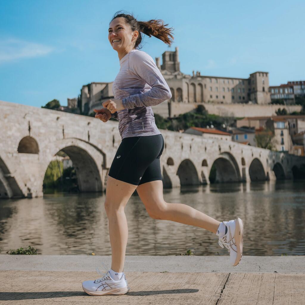 Asics Gel Roadmiles 3 Ženski tekaški čevlji - bež in roza