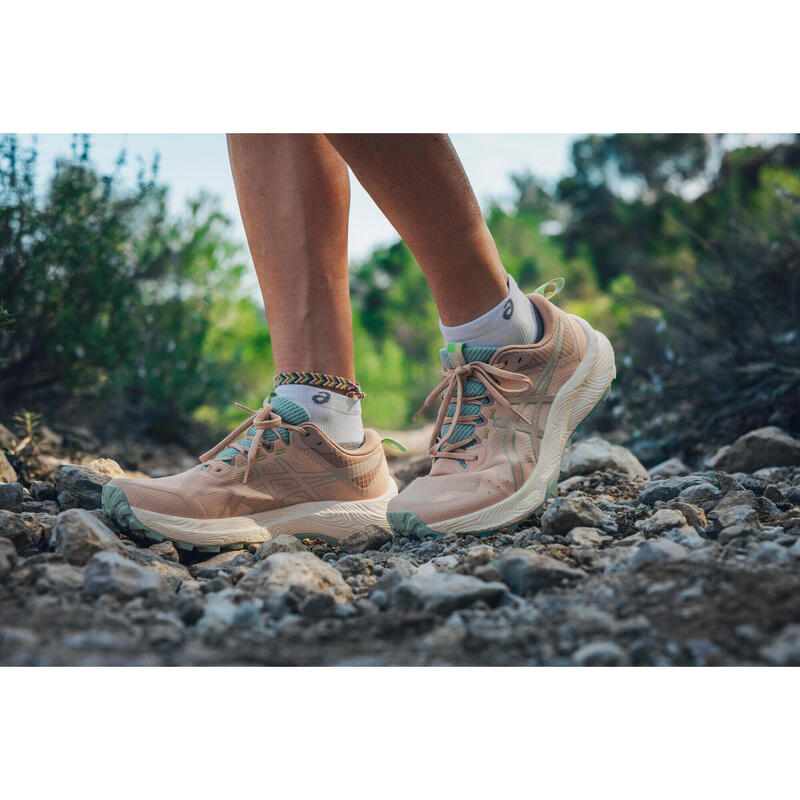 Încălțăminte de alergare Asics Trabuco Terra 3 Roz-Gri Damă