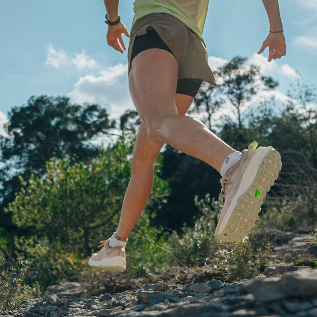 Asics Trabuco Terra 3 ženski tekaški copati - roza/sivi