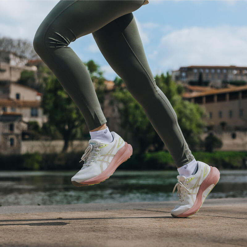 Încălțăminte de alergare Asics Superion 8, Bej-Verde Damă
