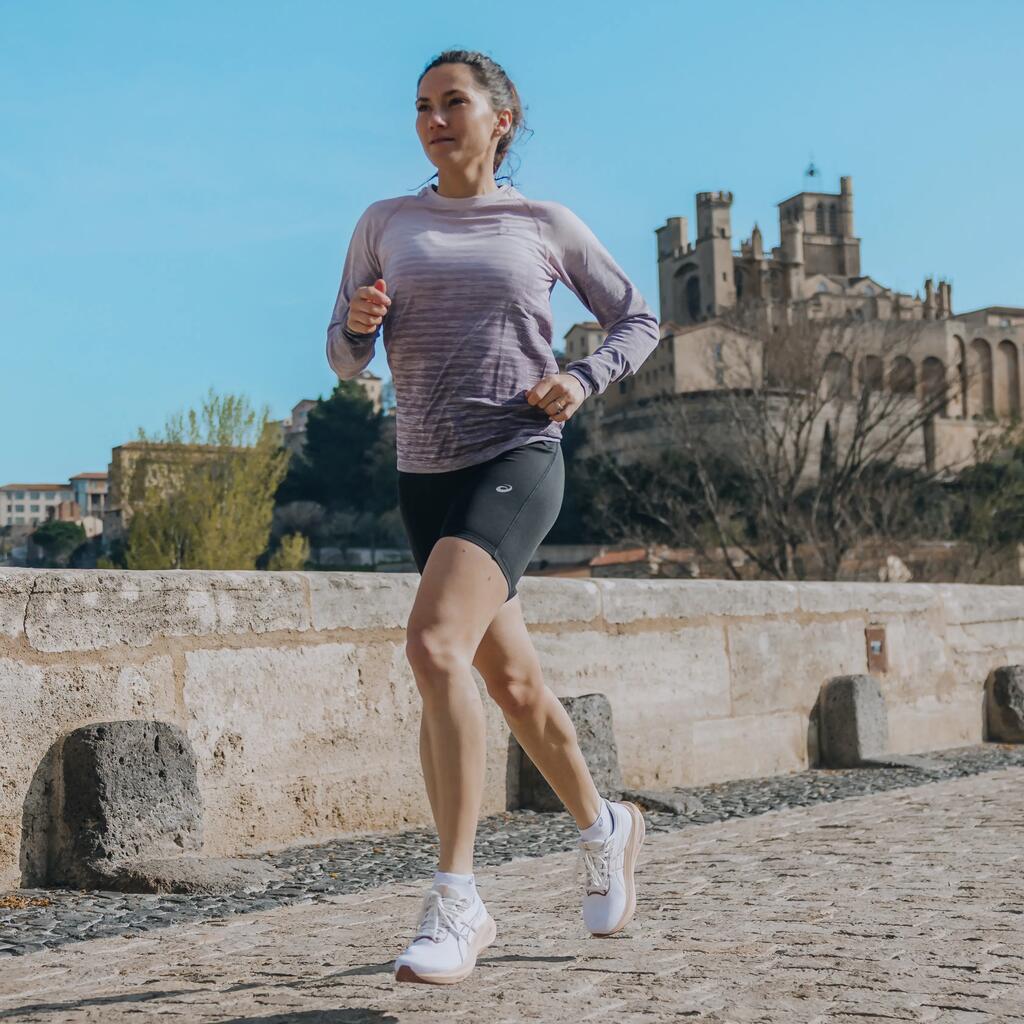 Asics Gel Roadmiles 3 Ženski tekaški čevlji - bež in roza
