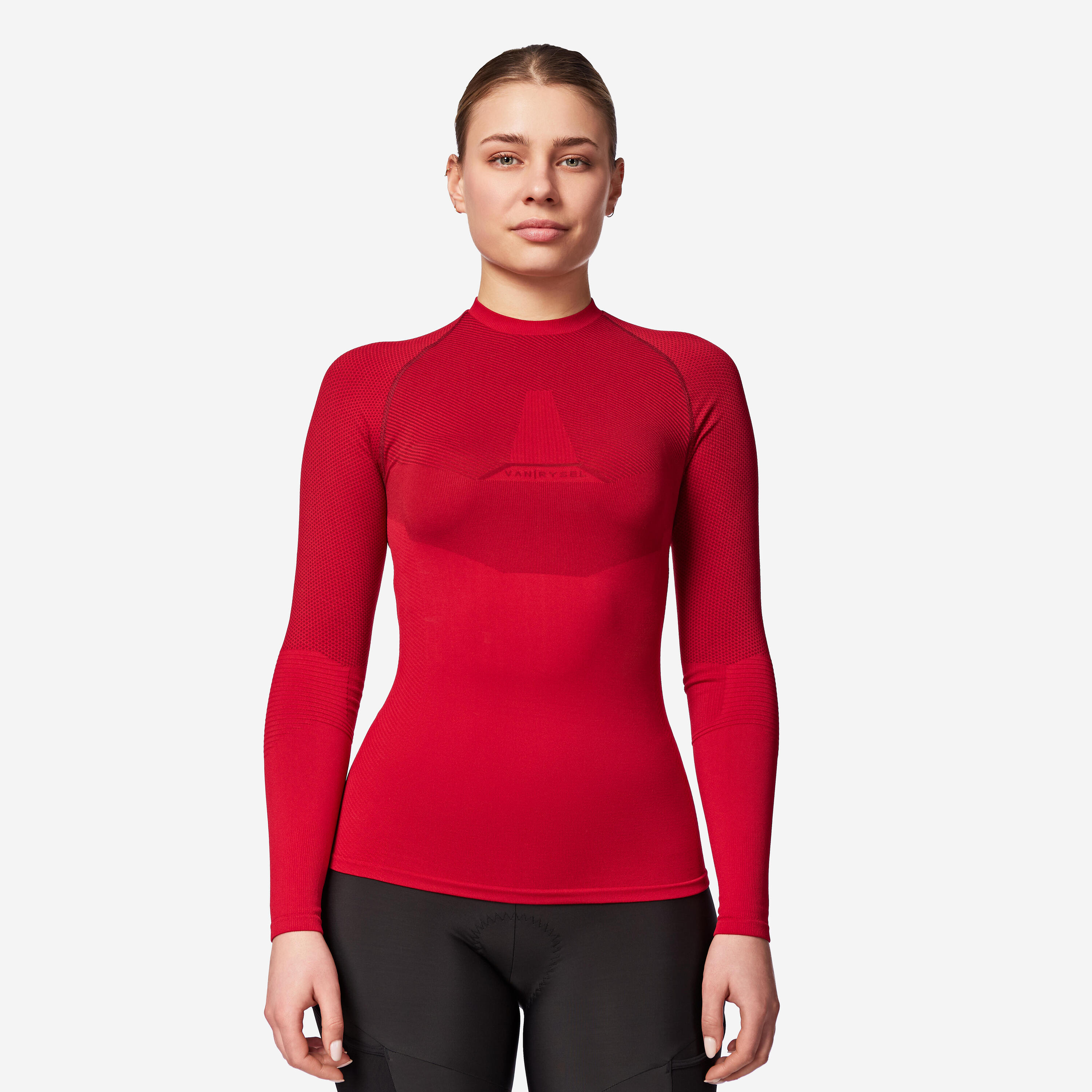 Maglia termica ciclismo ENDURANCE rosso bordeaux 8/11