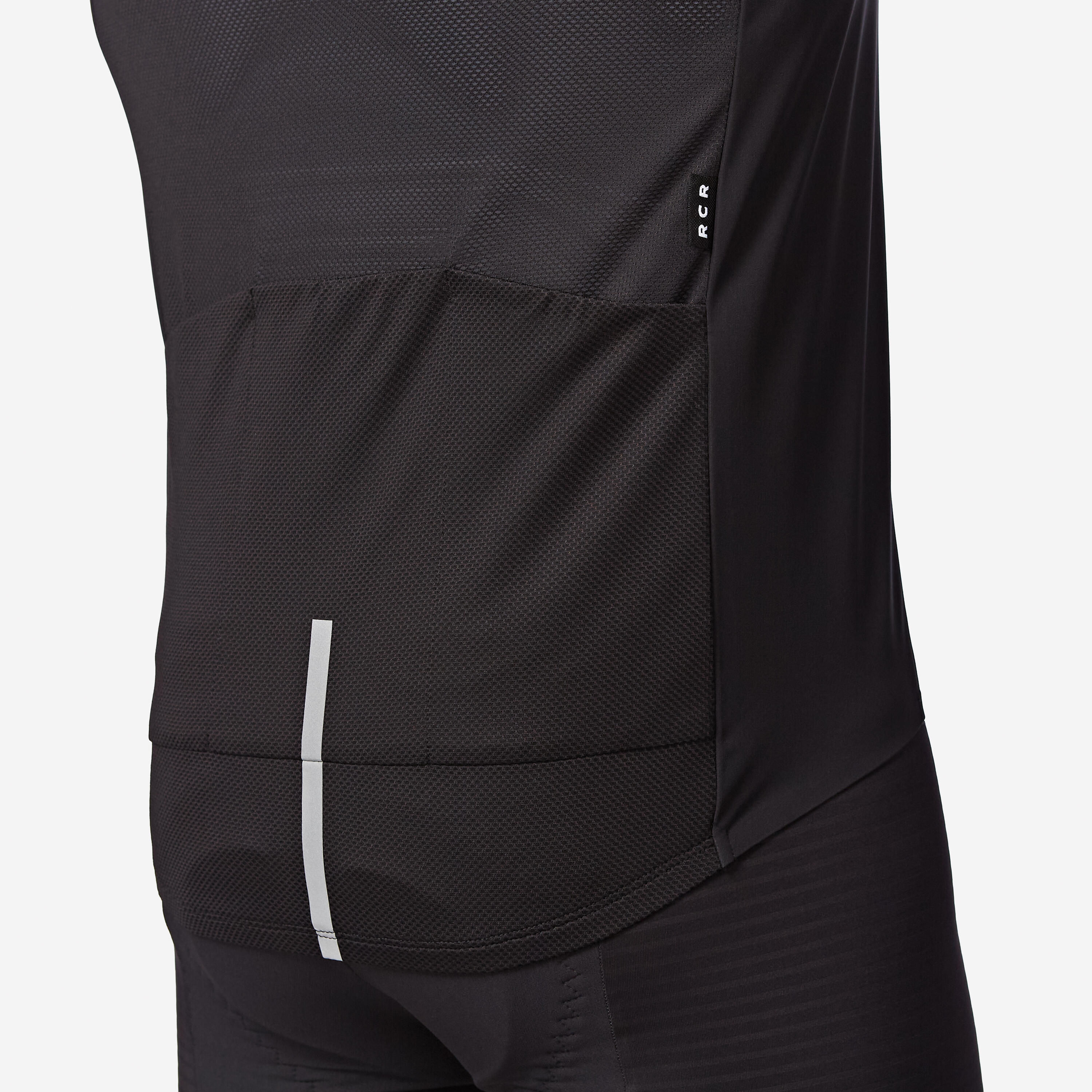 Men's Road Cycling Windproof Gilet - RCR - Black 3/6