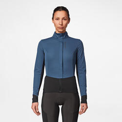 Veste vélo route hiver Racer femme Ardoise