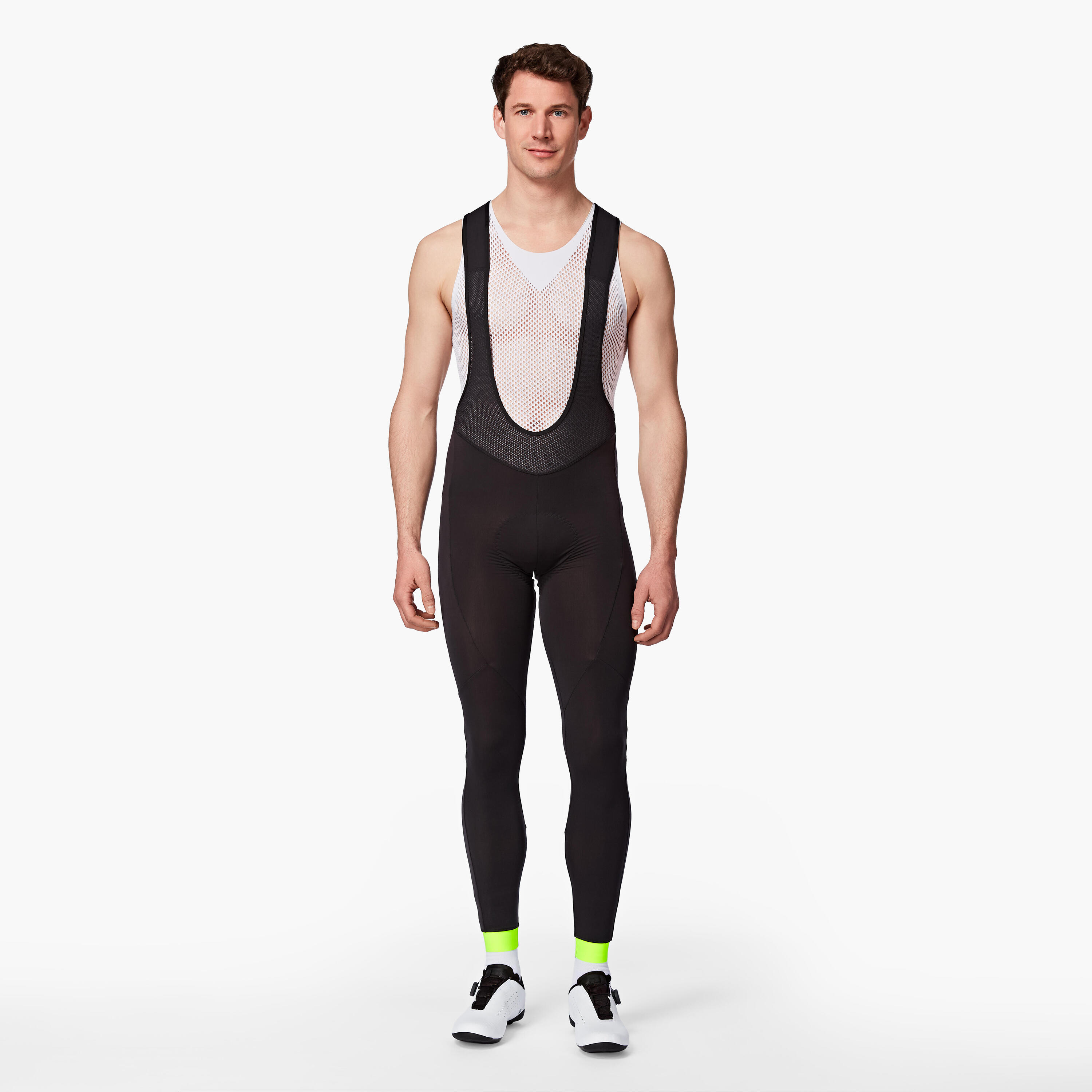 VAN RYSEL CUISSARD LONG A BRETELLES VELO HIVER DISCOVER