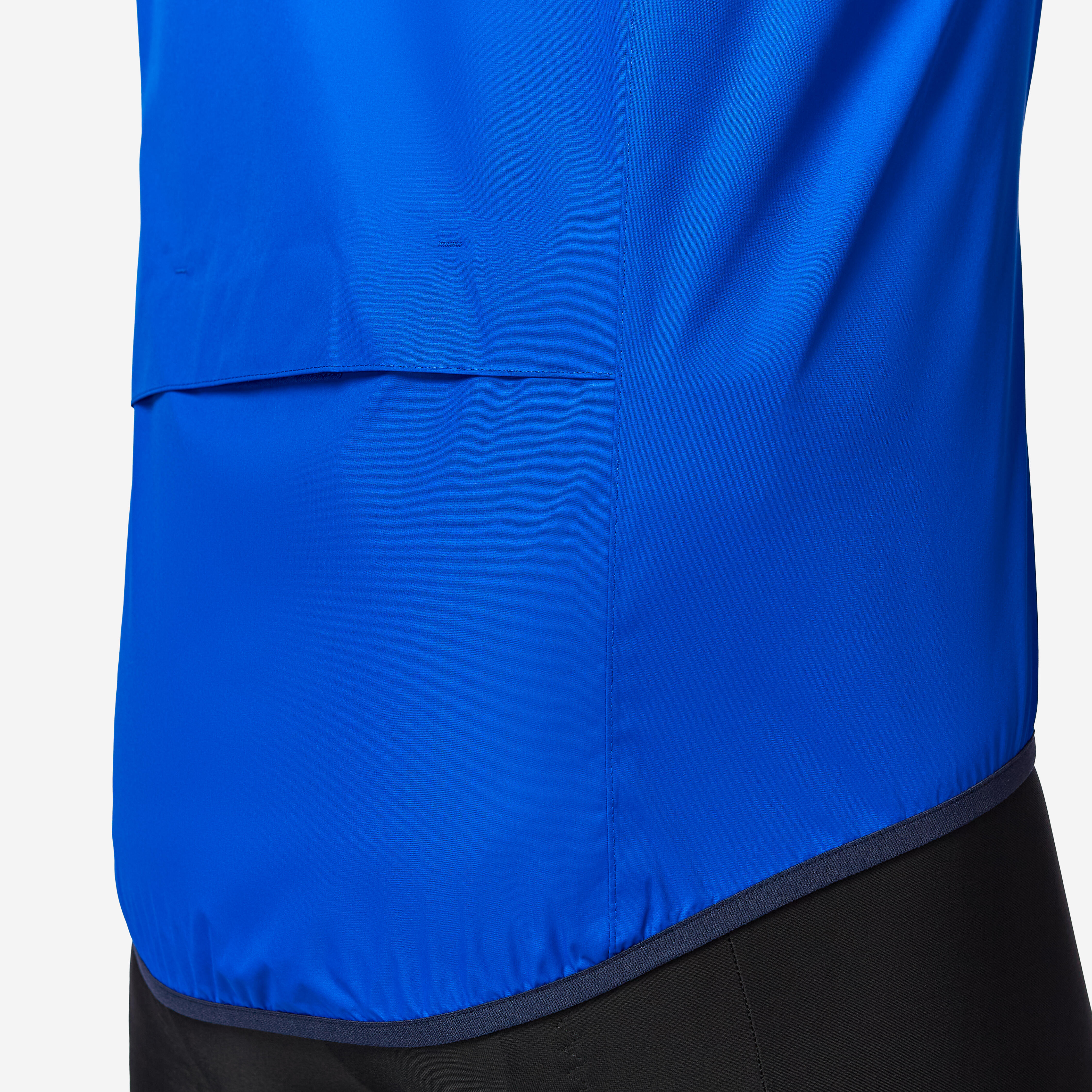 Men's LS Road Cycling Rain Jacket - RC 100 Blue - TRIBAN