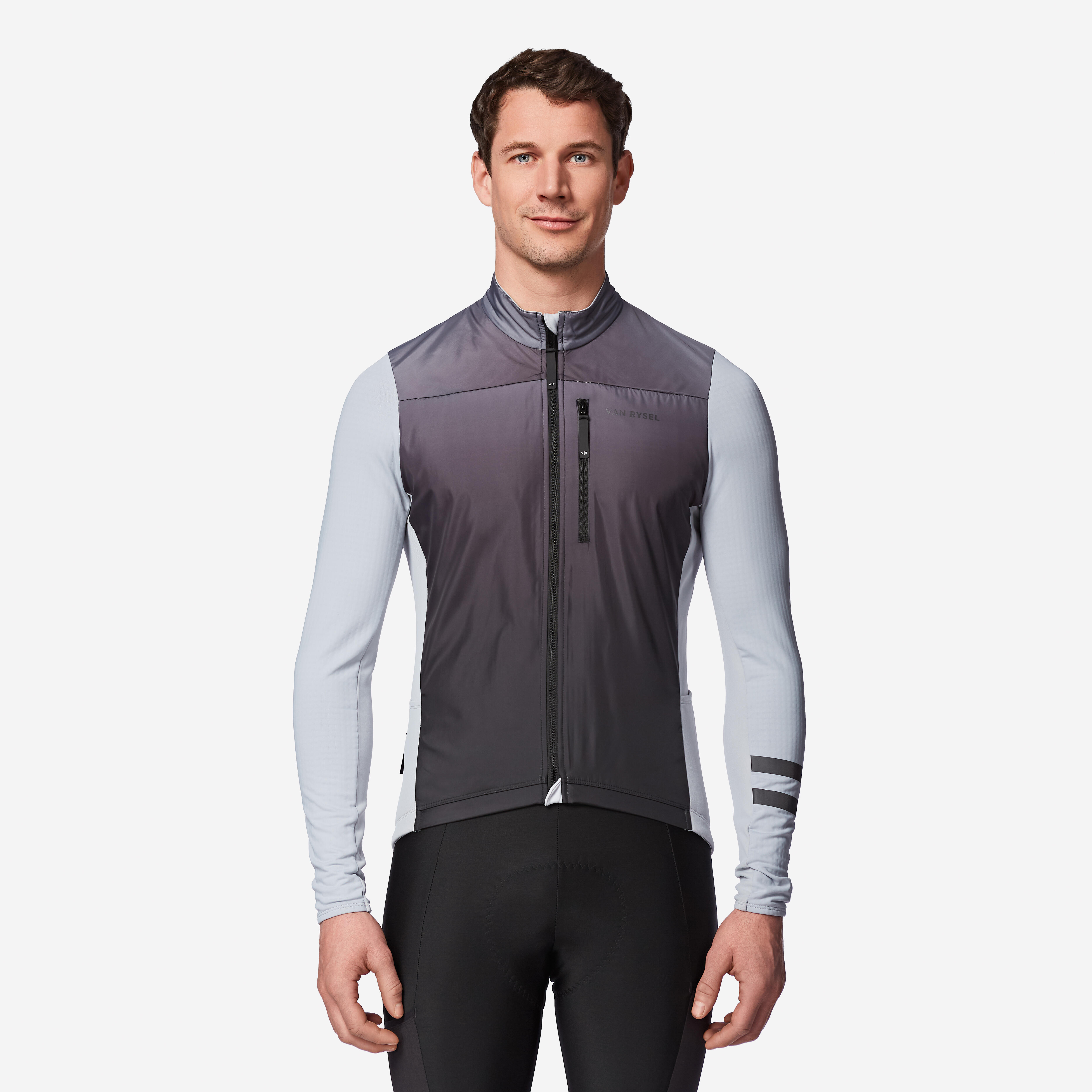 Decathlon UK VAN RYSEL Men's Mid-season Long-sleeved Road Cycling Jersey Edr | FREE Click & Collect at Stores and Asda. 365 Days return available.