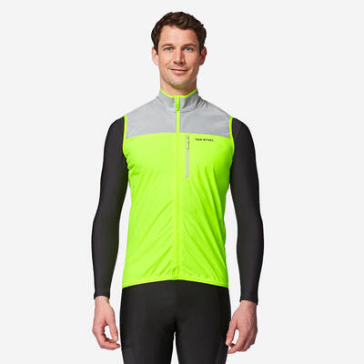 Herren Windweste Sichtbarkeit EN17353 Radsport
