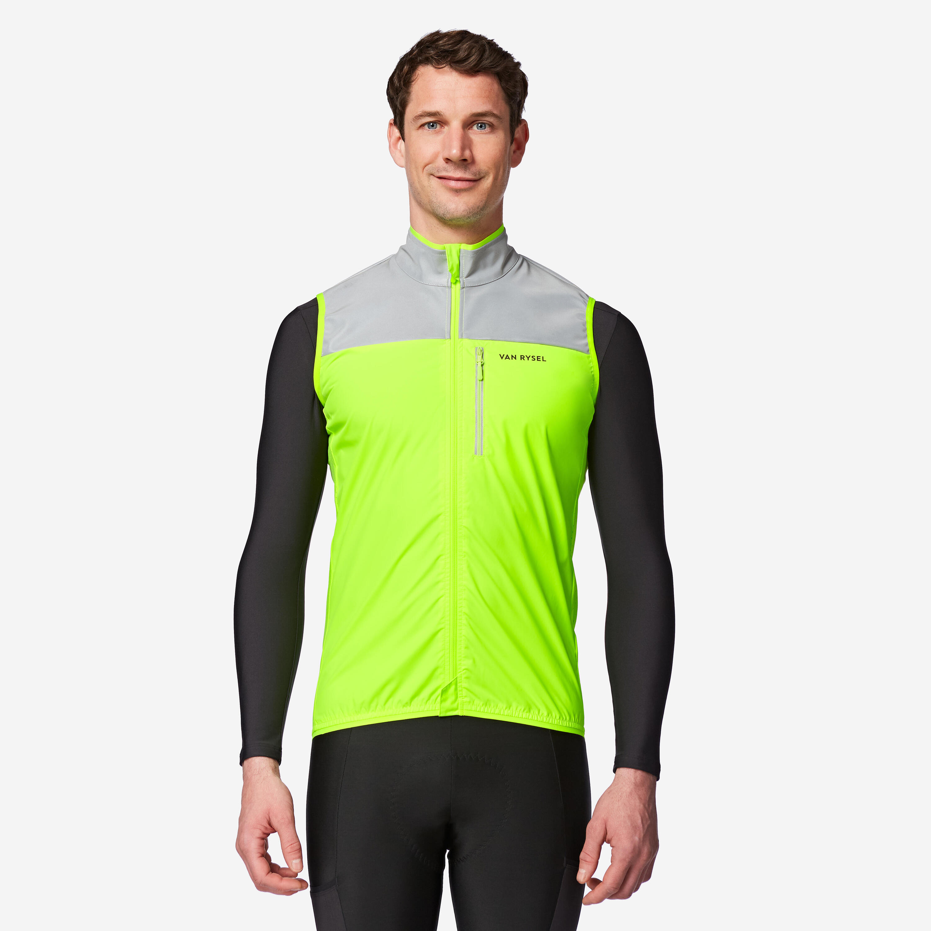 Chaleco reflectante ciclismo Van Rysel EN 17353