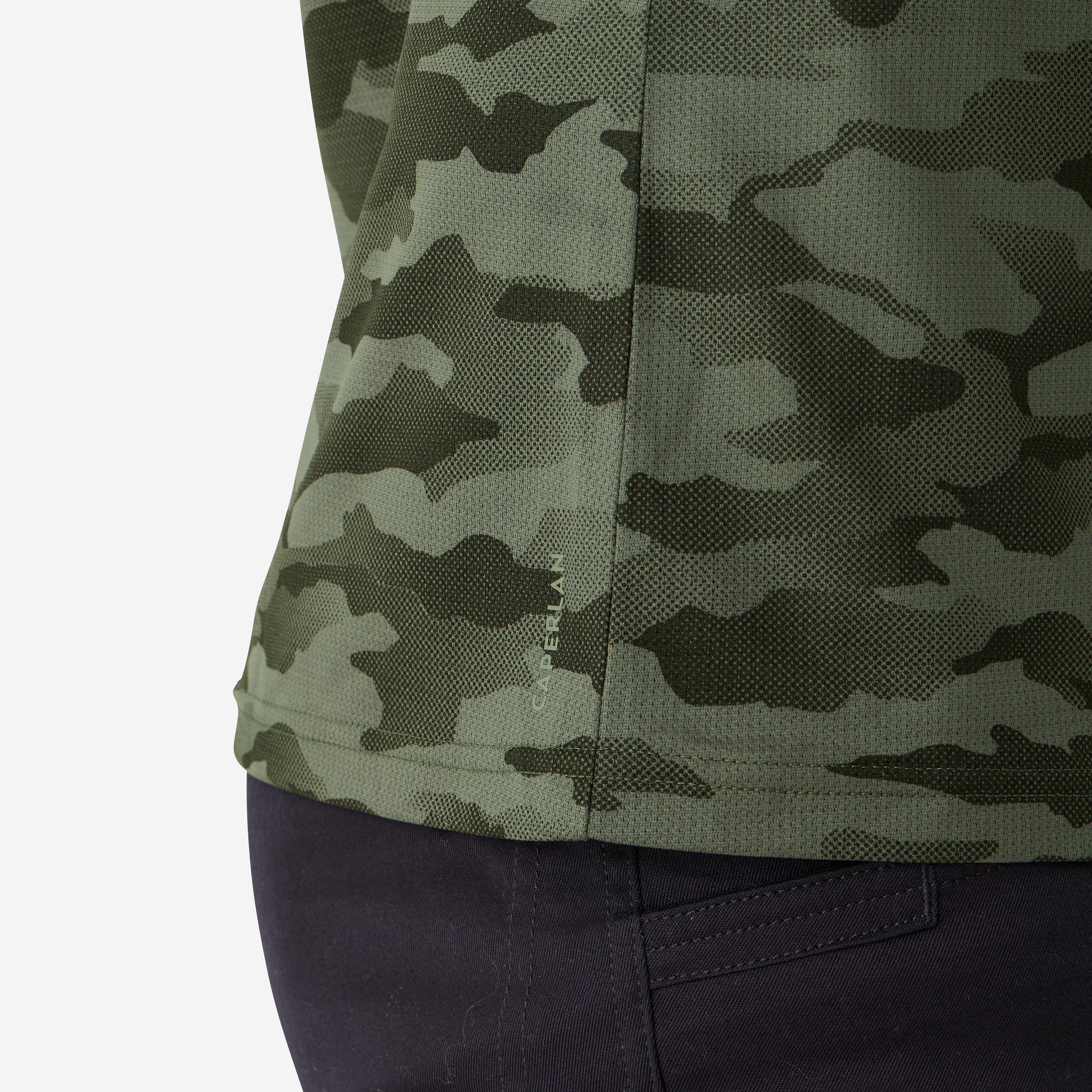 Hunting Short-Sleeved T-Shirt - 100 Camo - SOLOGNAC