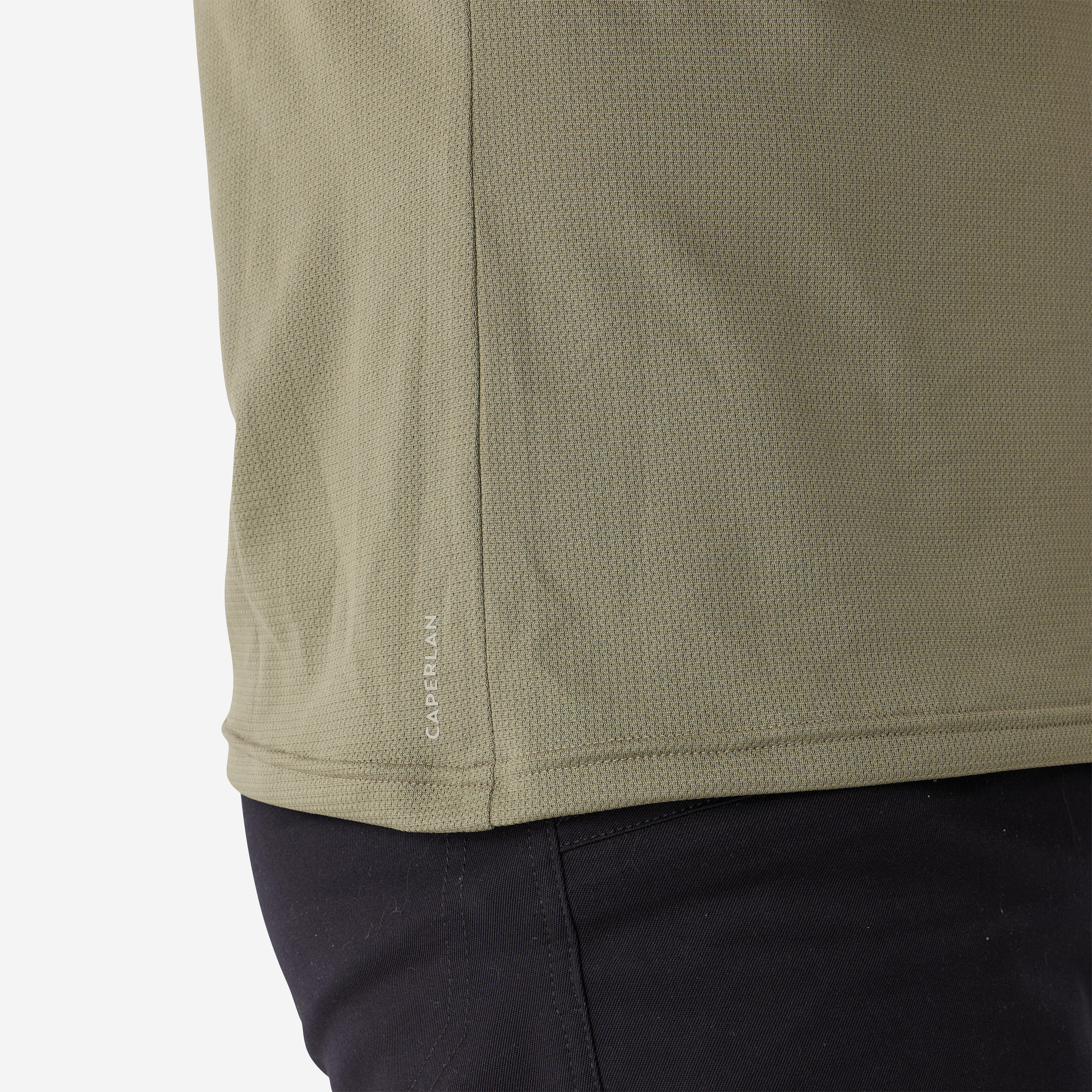 T-shirt de chasse à manches courtes respirant homme - 100 vert - SOLOGNAC