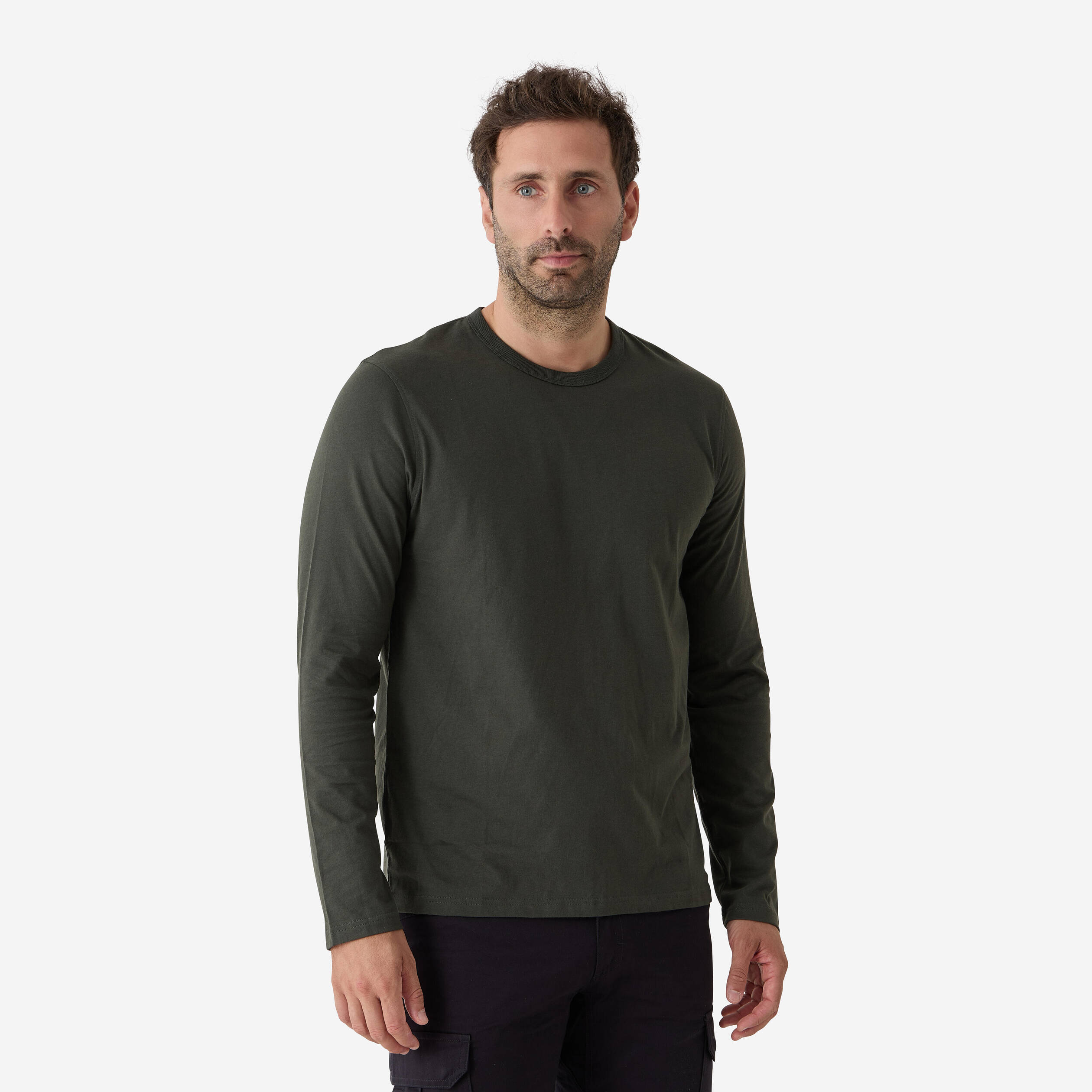 T-SHIRT LONG SLEEVED DURABLE 100 GREEN