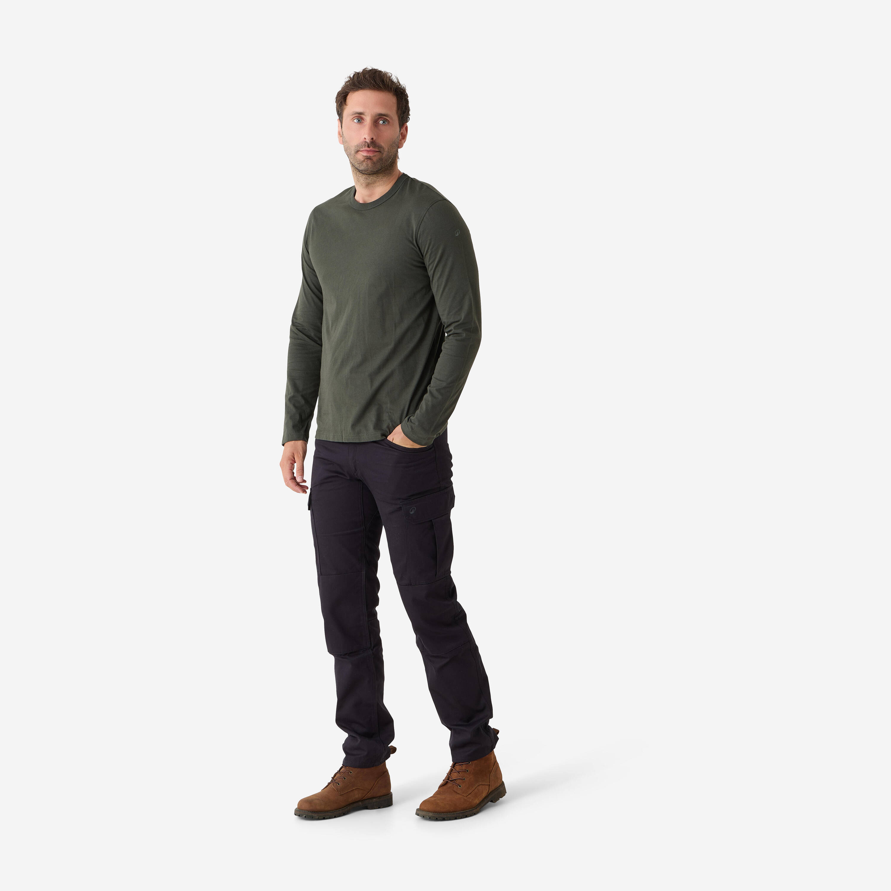 T-SHIRT LONG SLEEVED DURABLE 100 GREEN -  4