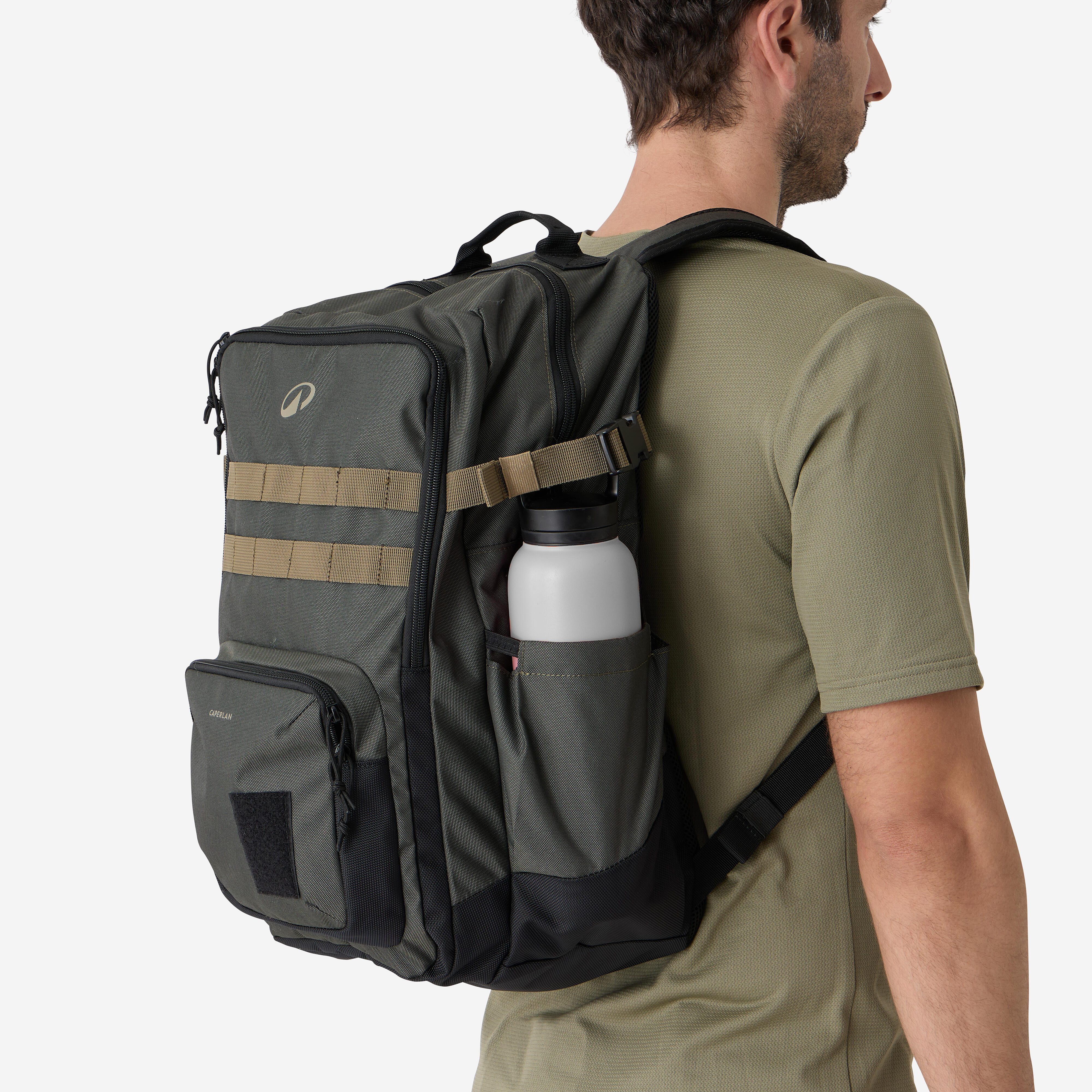 Backpack 30L Tactical Wild 100 Khaki - CAPERLAN