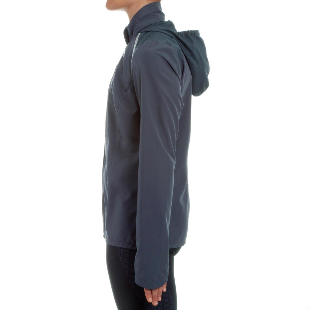 Laufjacke Windjacke Ekiden Damen grau