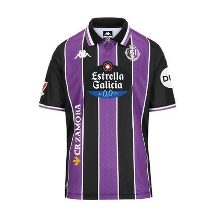 Camiseta Real Valladolid Junior temporada 25/26. 2ª equipación. KAPPA
