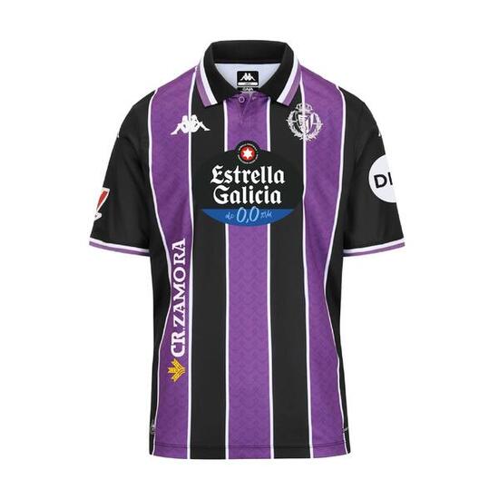 Camiseta Real Valladolid Junior temporada 25/26. 2ª equipación. KAPPA