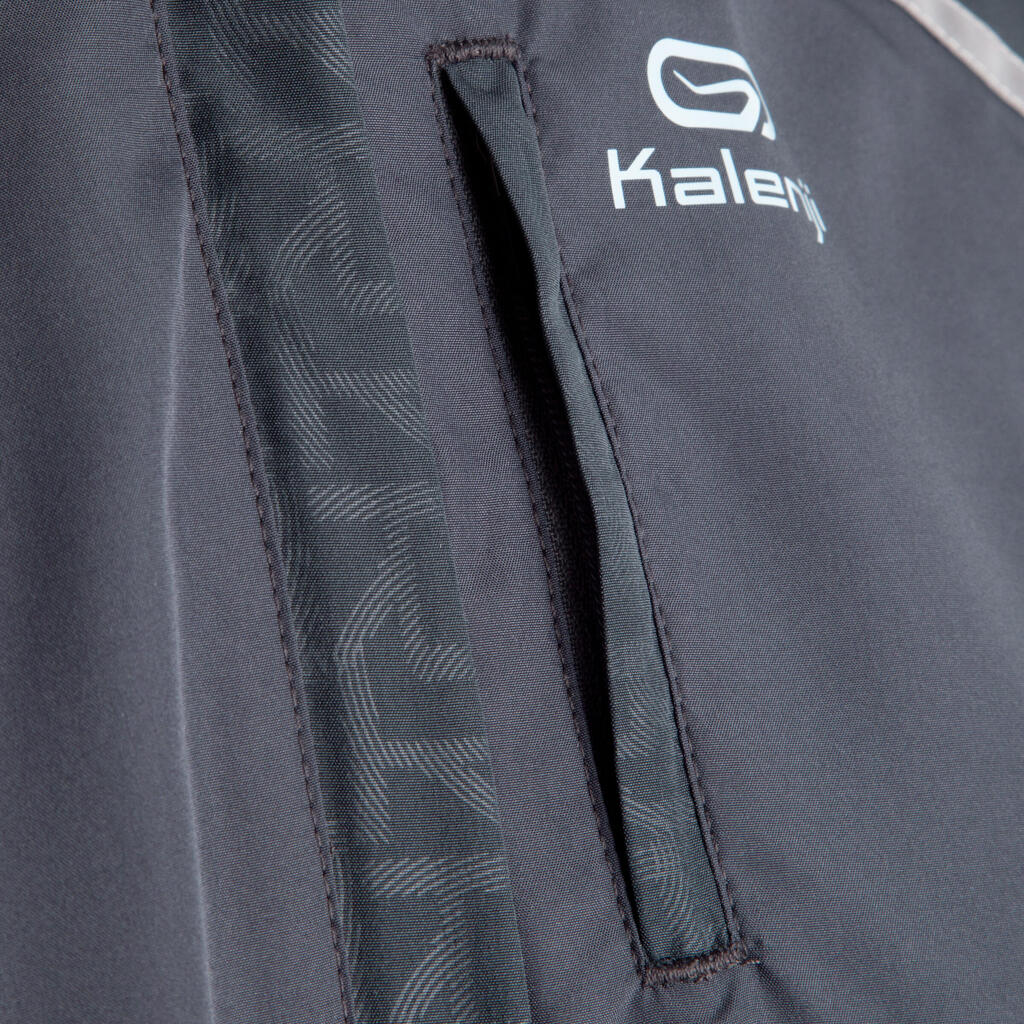 Laufjacke Windjacke Ekiden Damen grau
