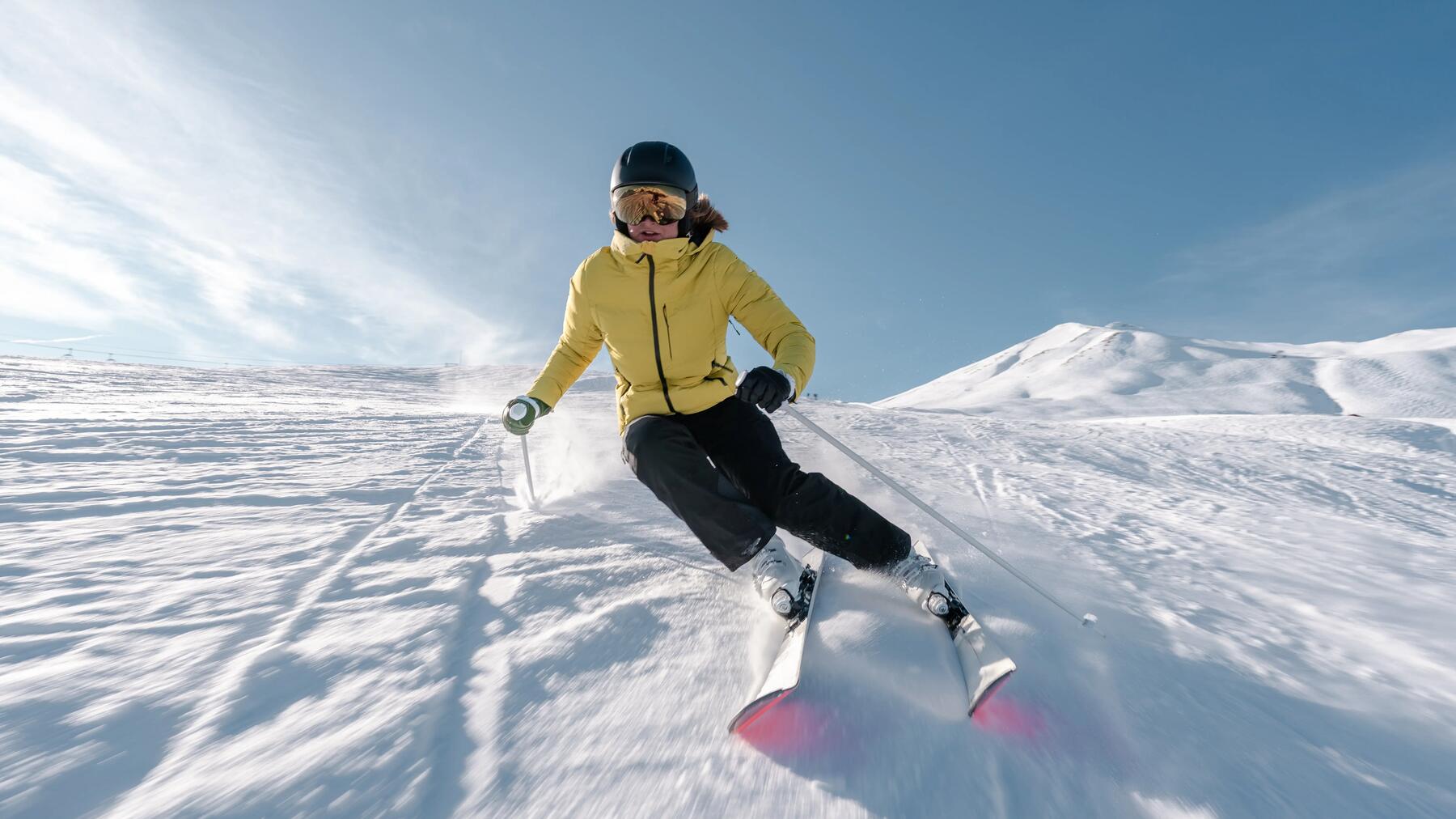 Skiër skilengte kiezen