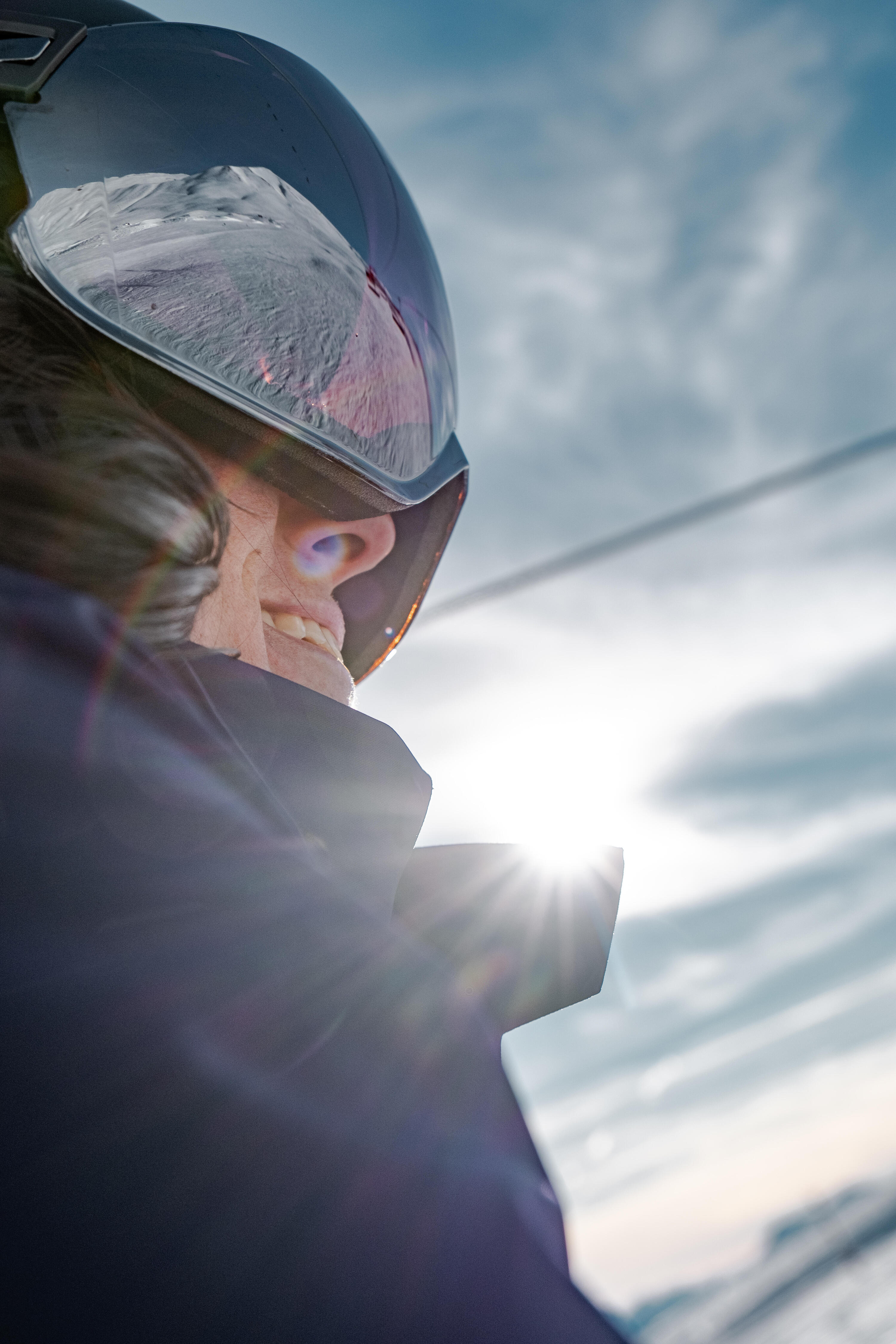 Casque de ski avec visière - PST 550 8/26