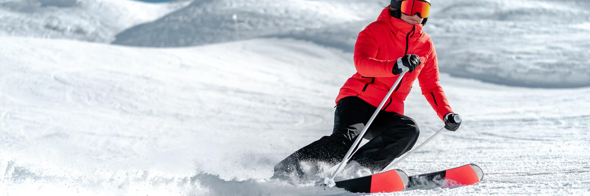 Skilengte en skistokken