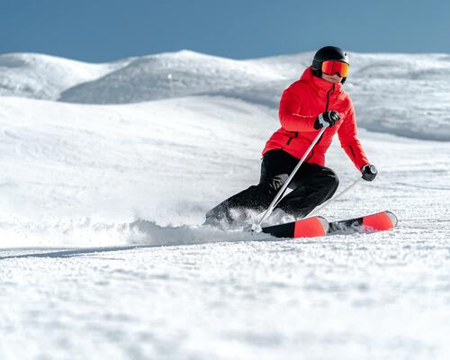 Skilengte en skistokken