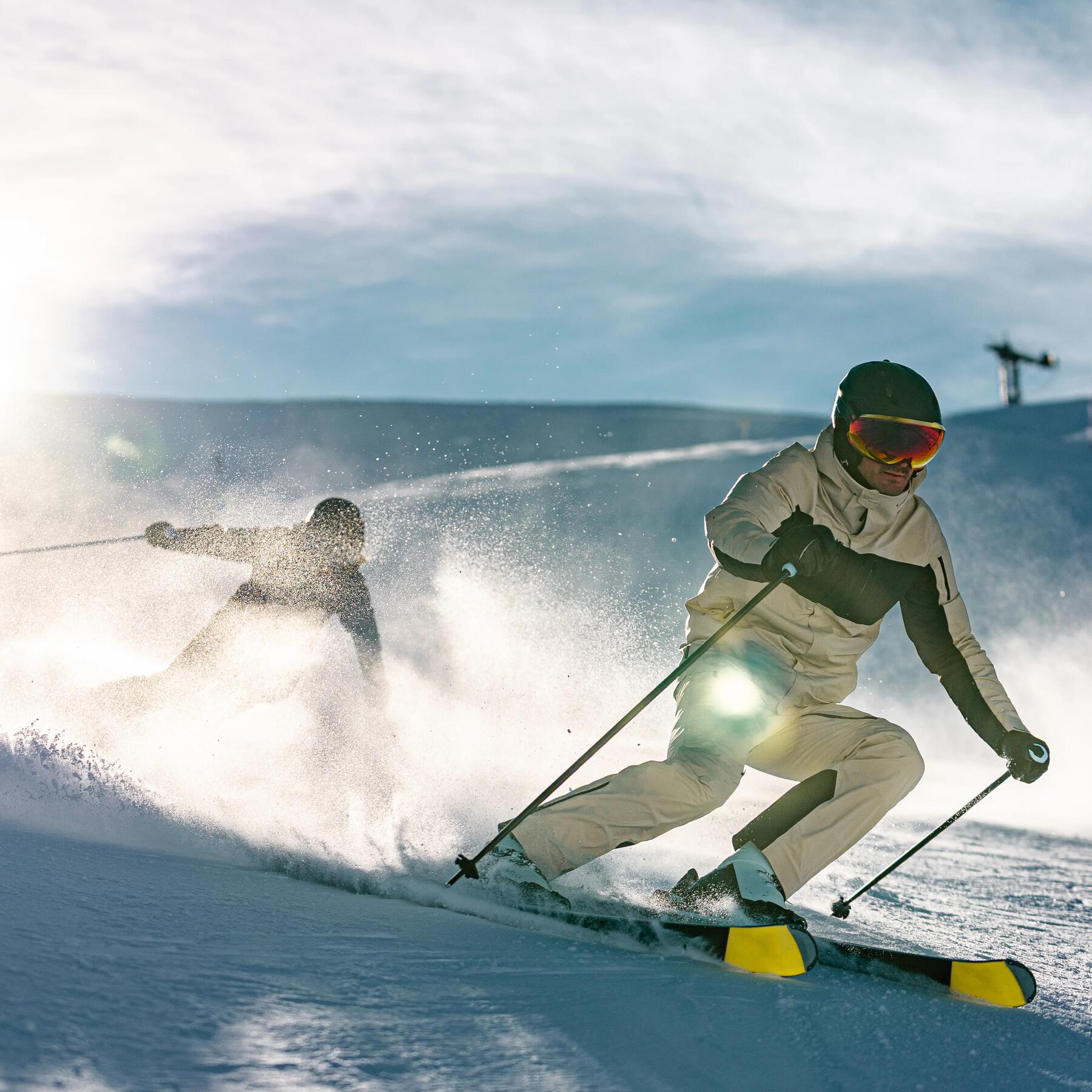 hommes ski de piste jet de neige Decathlon
