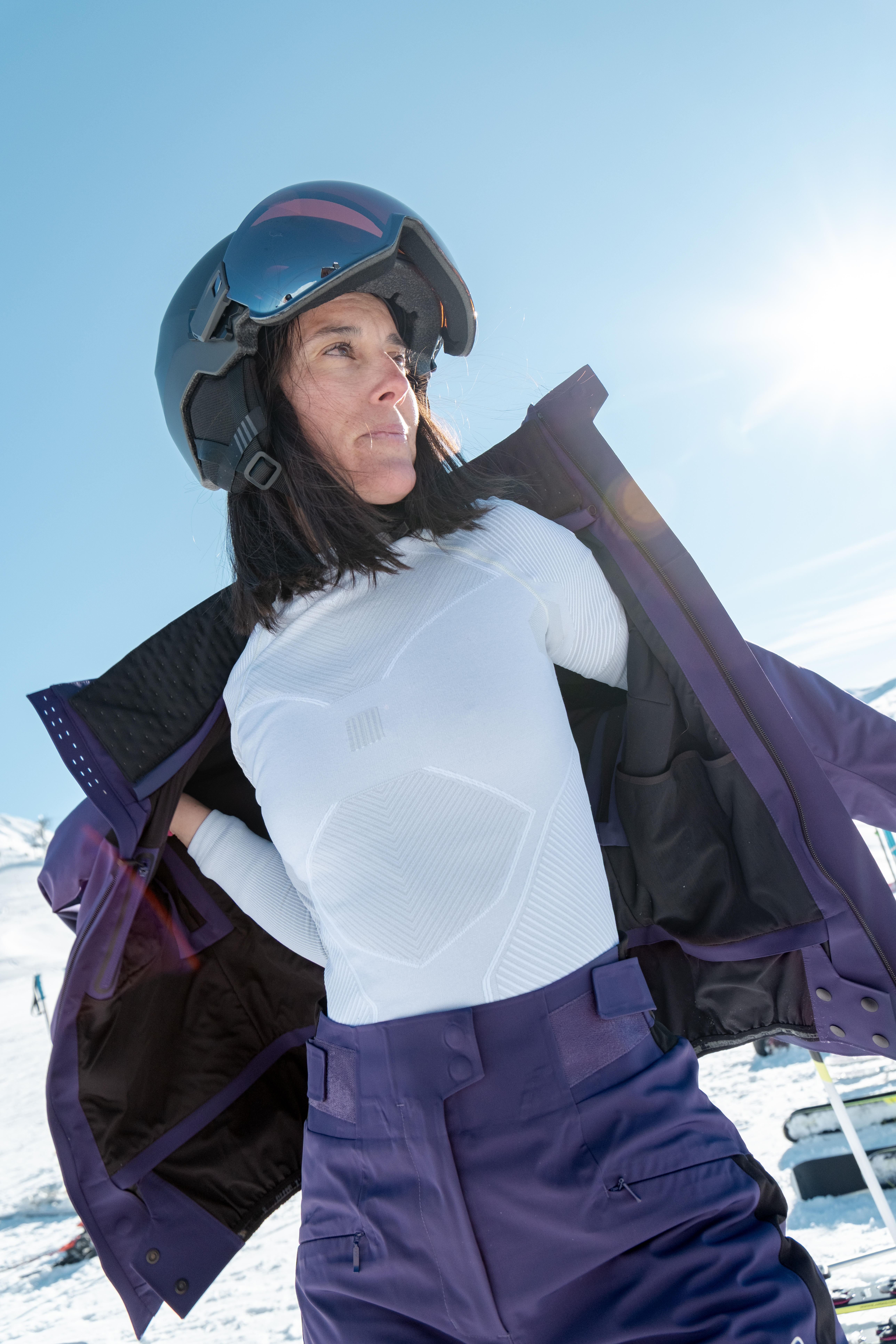 Casque de ski avec visière - PST 550 - QUECHUA