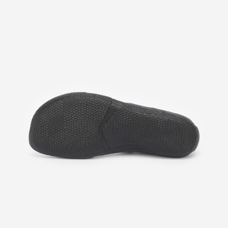 Botoși scurți de surf și windsurf cauciuc natural 3 mm - 100 Negru