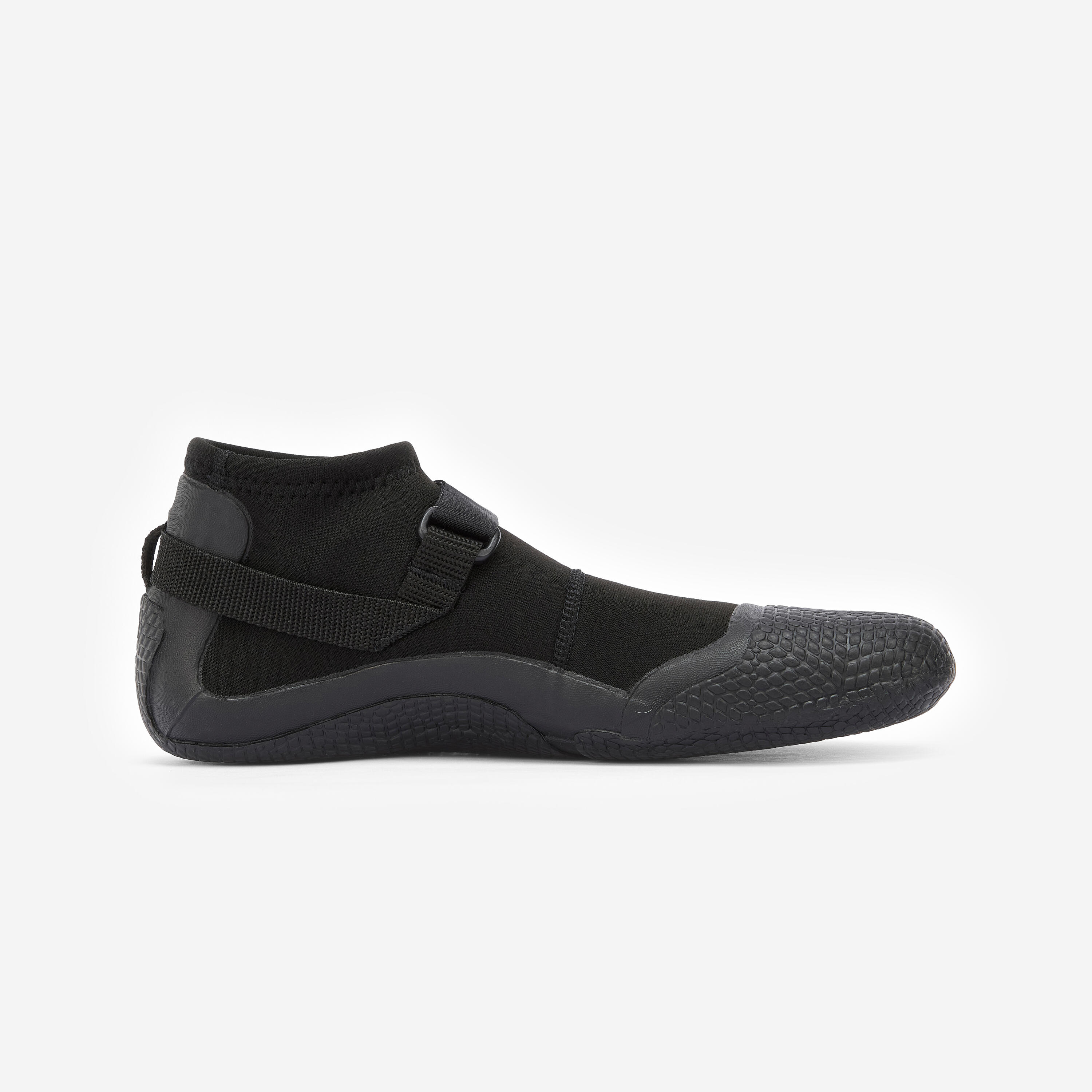 Chaussons bas de surf et windsurf caoutchouc naturel 3 mm - 100 noir 7/7