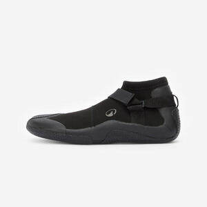 Escarpines Bajos Surf/Windsurf 100 Negro Caucho Natural 3 mm